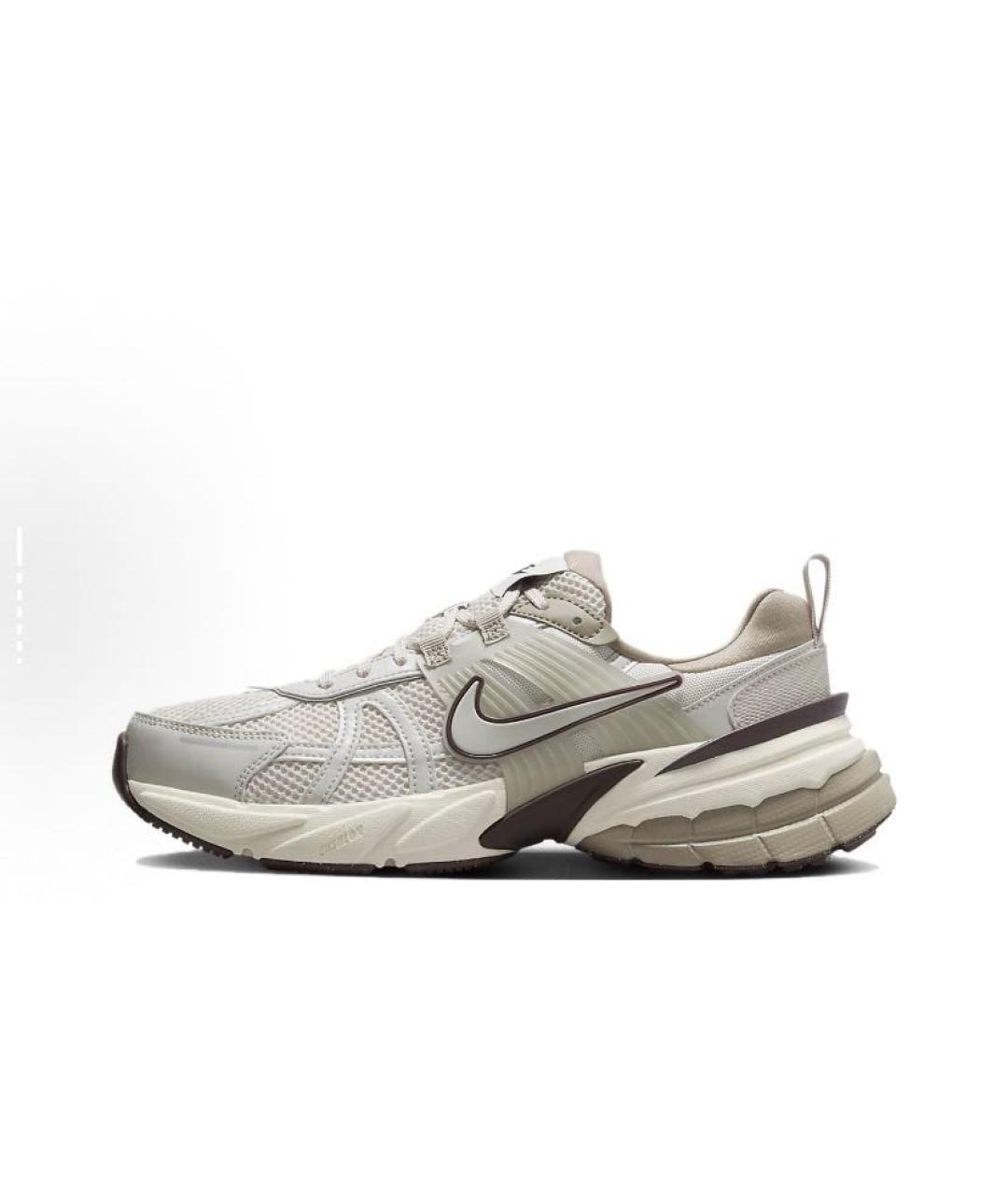 NIKE Бежевые текстильные кроссовки, фото 2