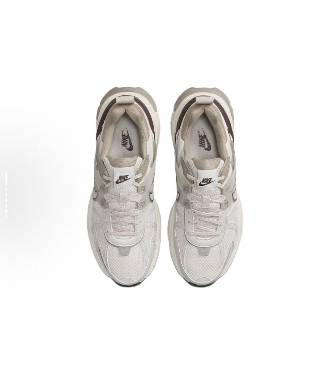 NIKE Бежевые текстильные кроссовки, фото 4