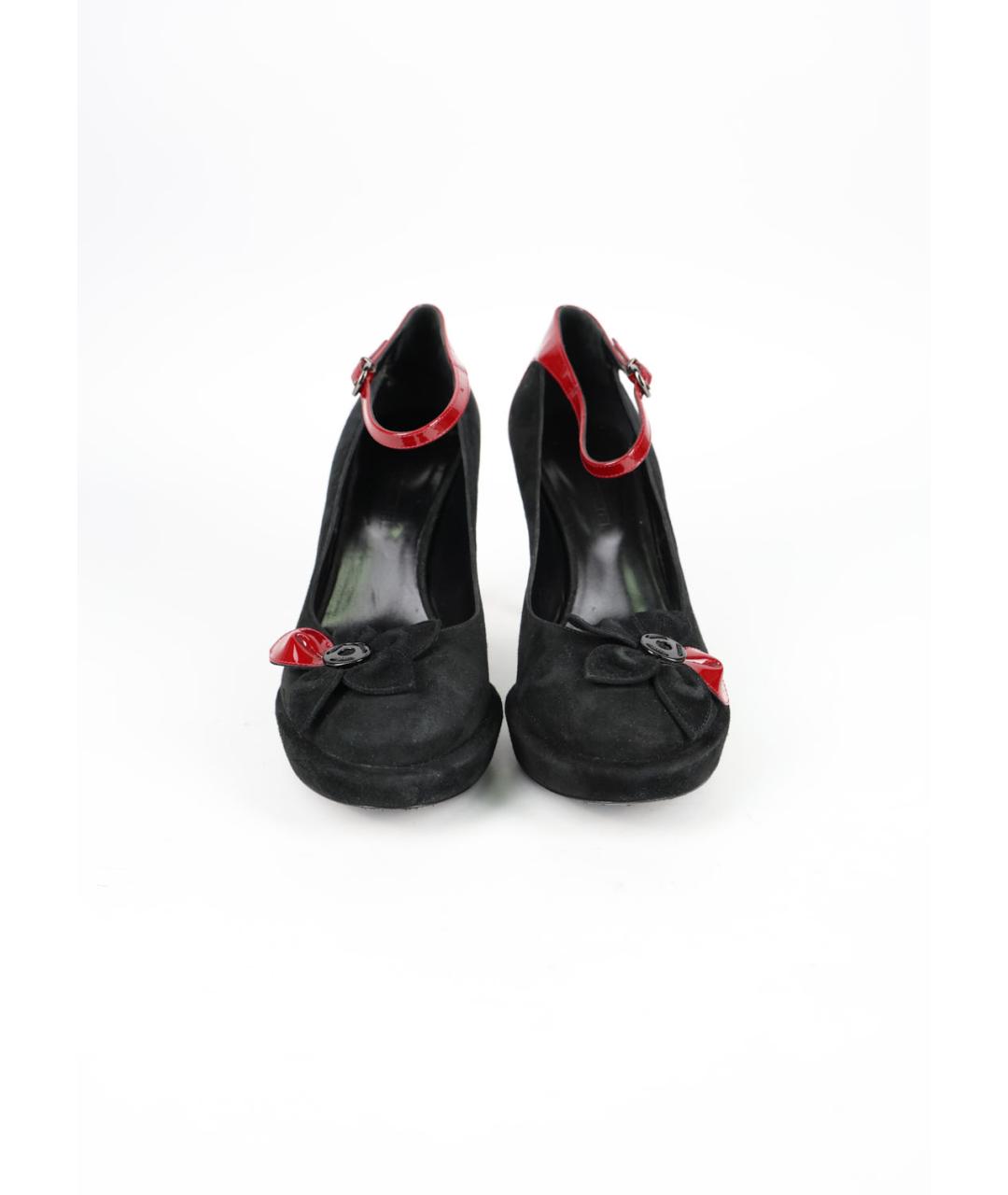 SONIA RYKIEL Черные замшевые туфли, фото 2