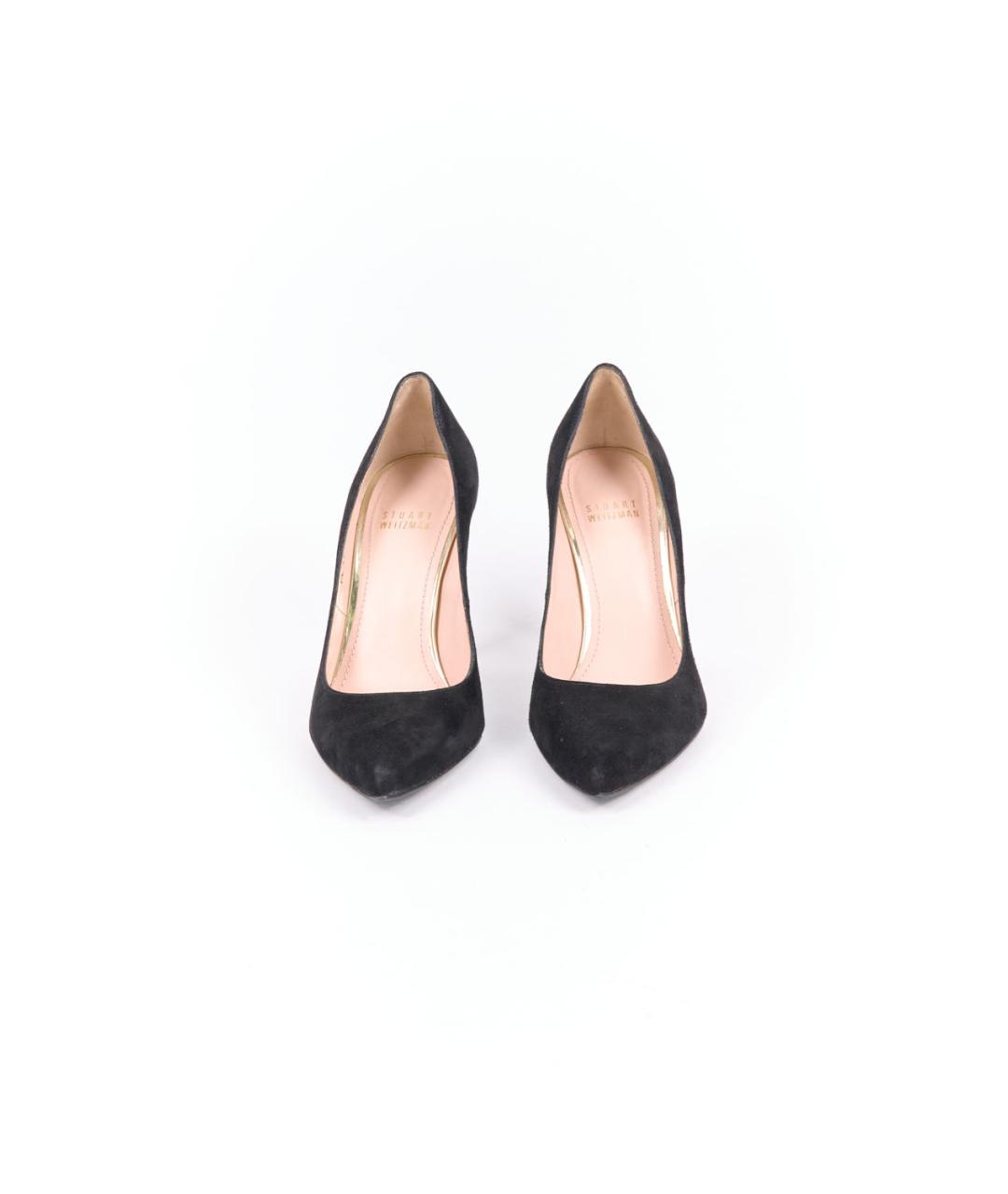 STUART WEITZMAN Черные замшевые туфли, фото 2