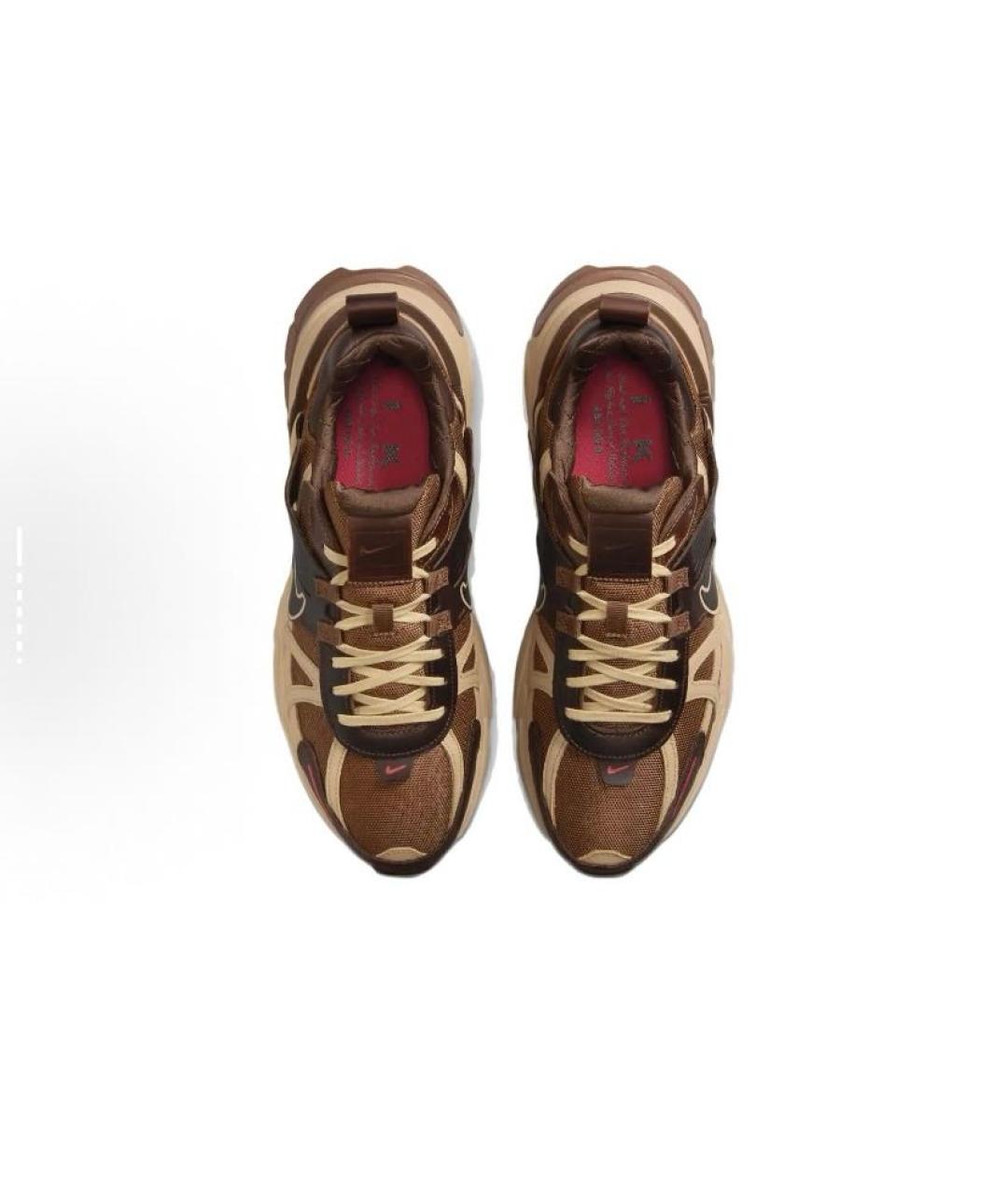 NIKE Горчичные текстильные кроссовки, фото 4