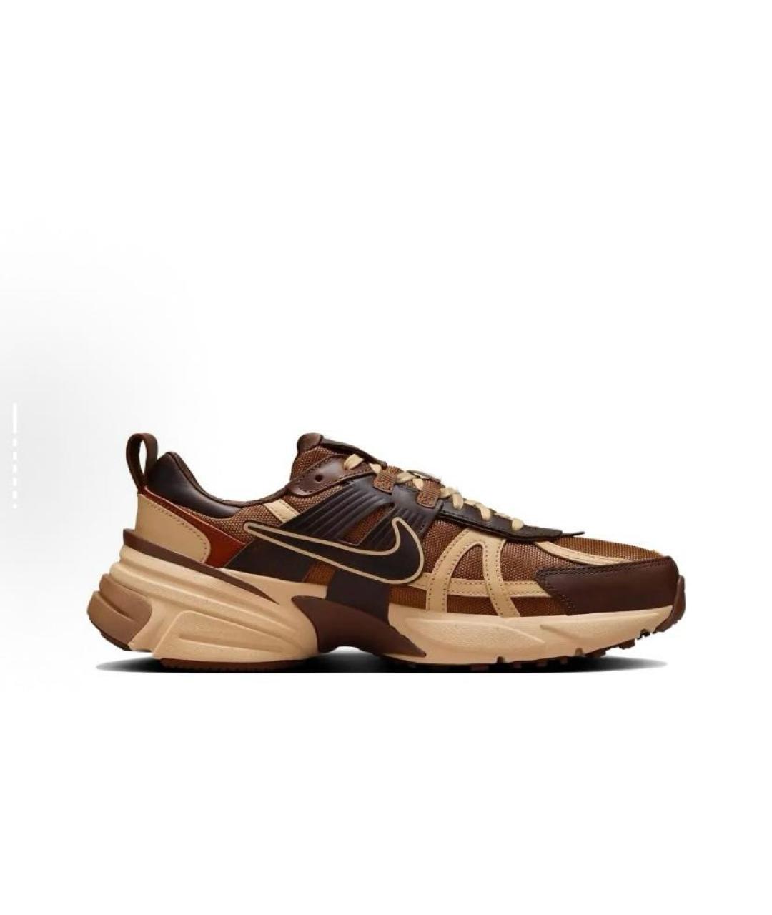 NIKE Горчичные текстильные кроссовки, фото 6