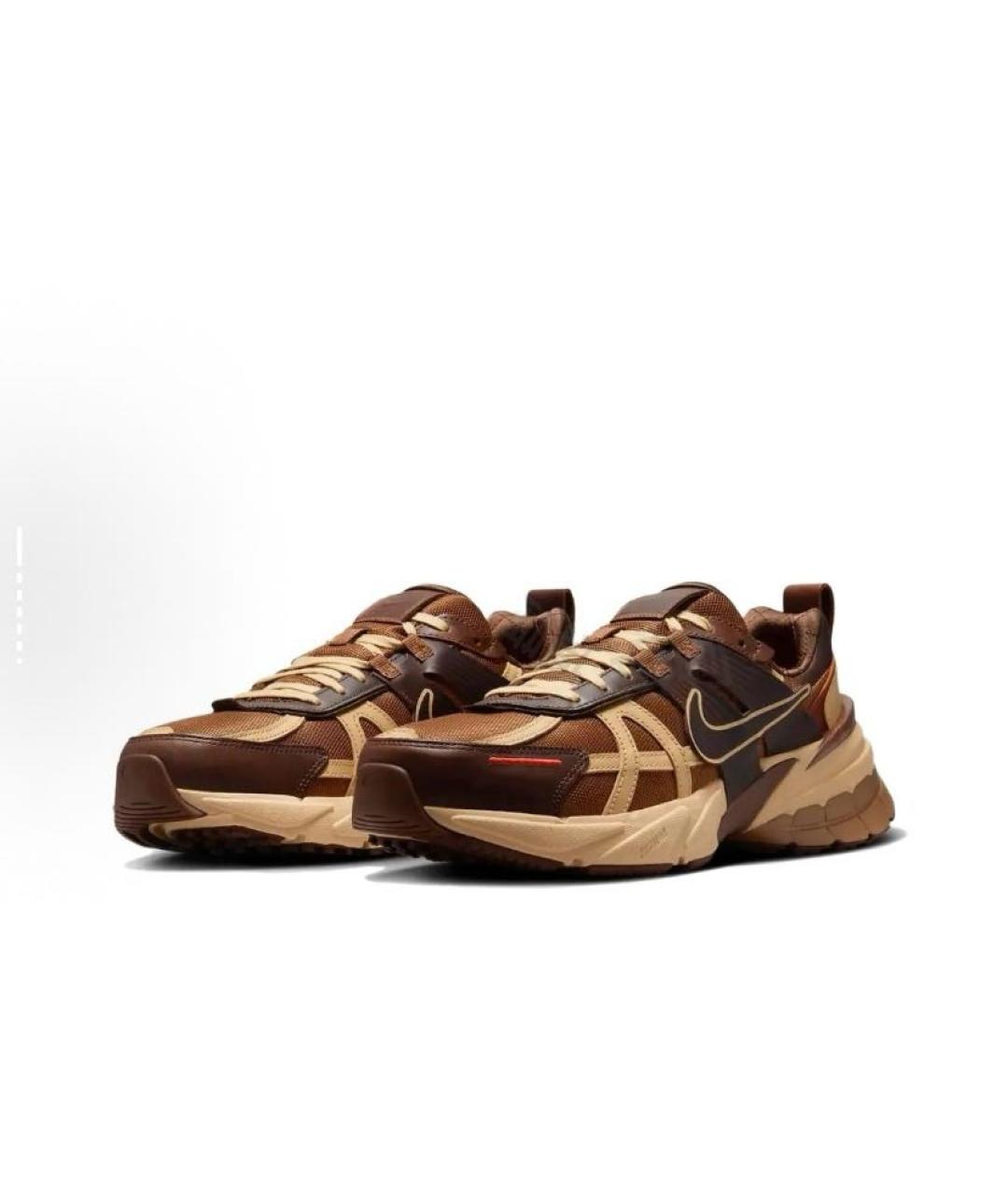 NIKE Горчичные текстильные кроссовки, фото 3