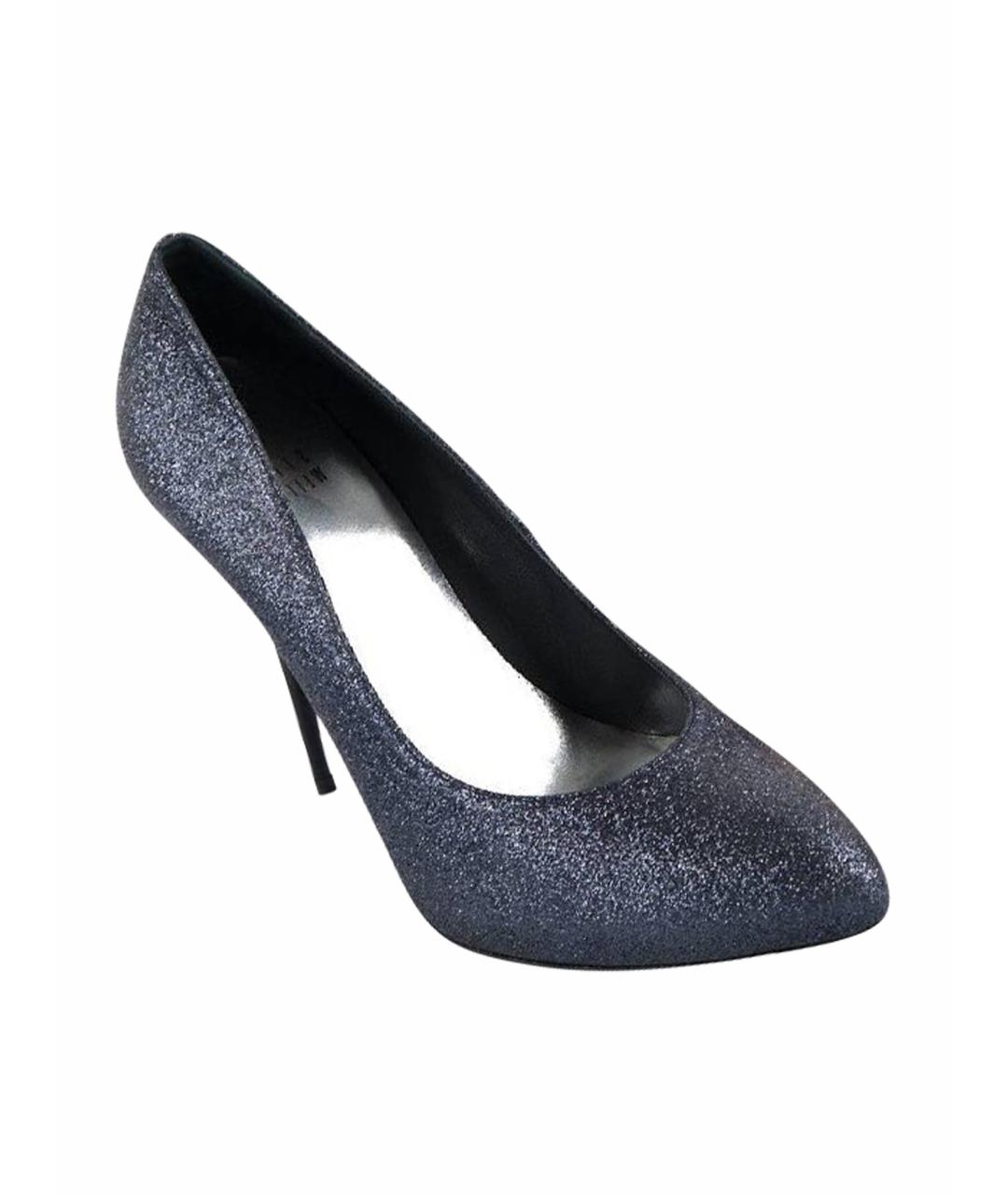 STUART WEITZMAN Темно-синие кожаные туфли, фото 1