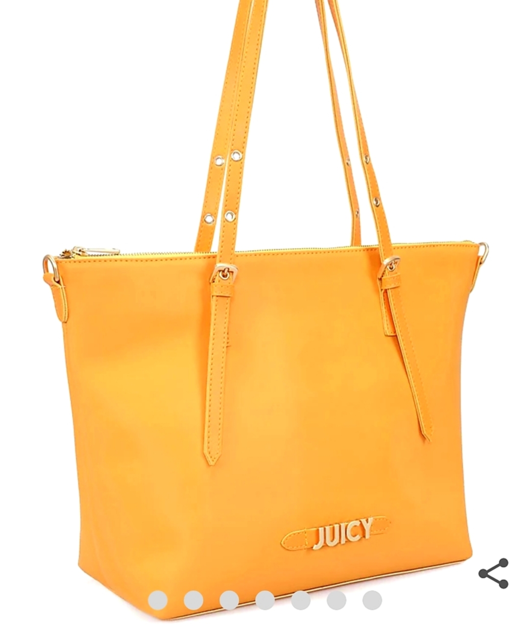 JUICY COUTURE Желтая сумка тоут, фото 6
