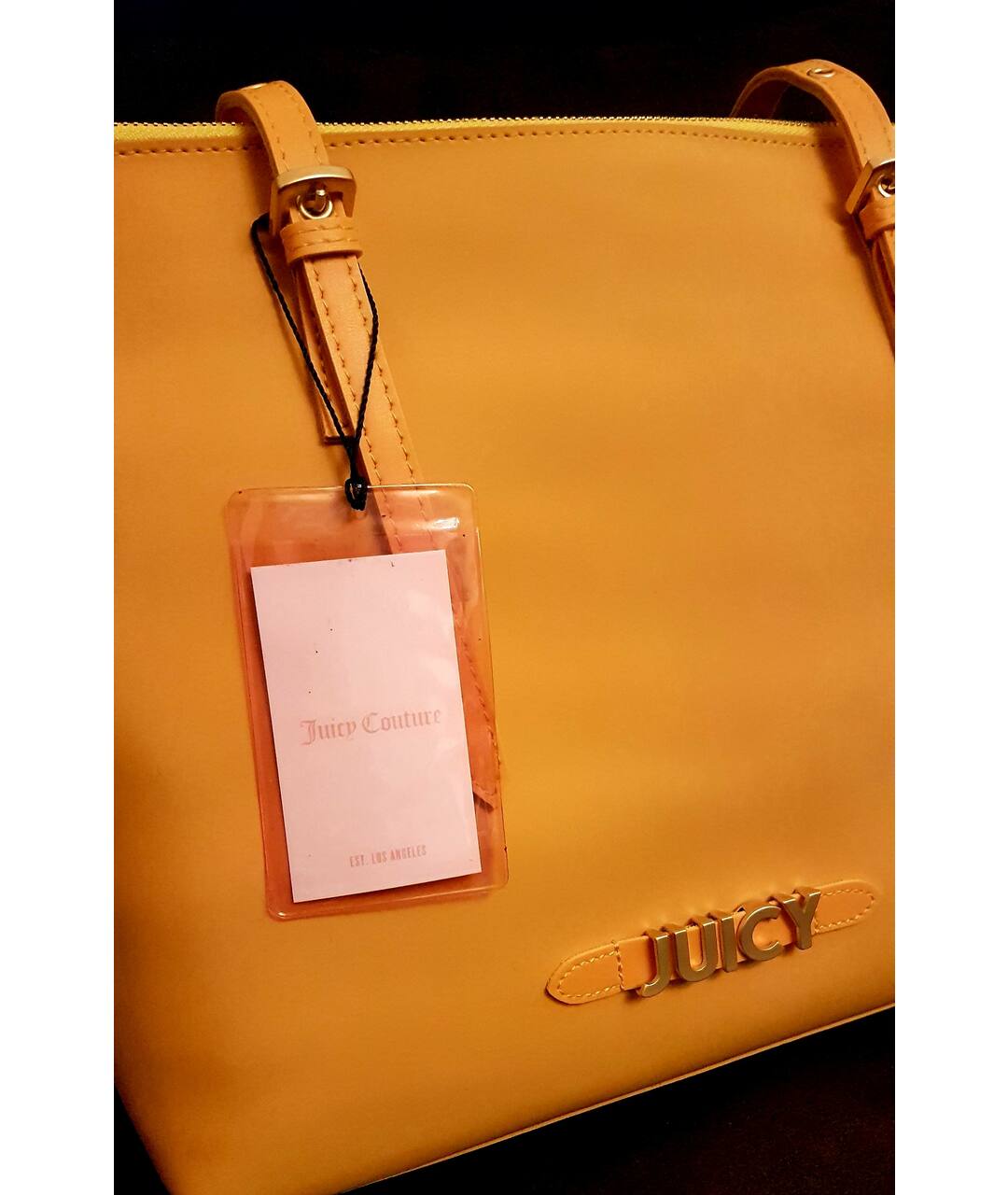 JUICY COUTURE Желтая сумка тоут, фото 3