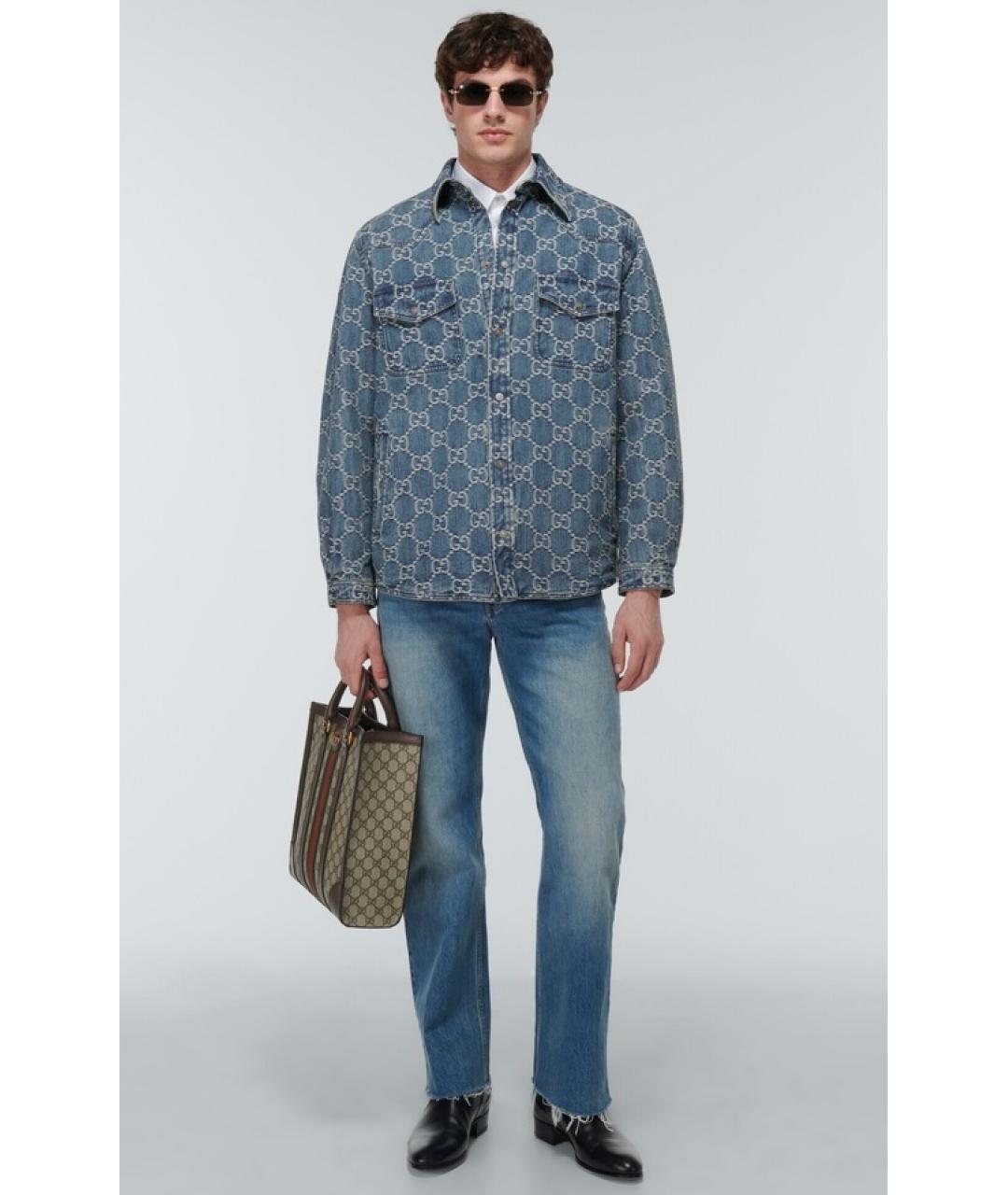 GUCCI Синяя куртка, фото 4