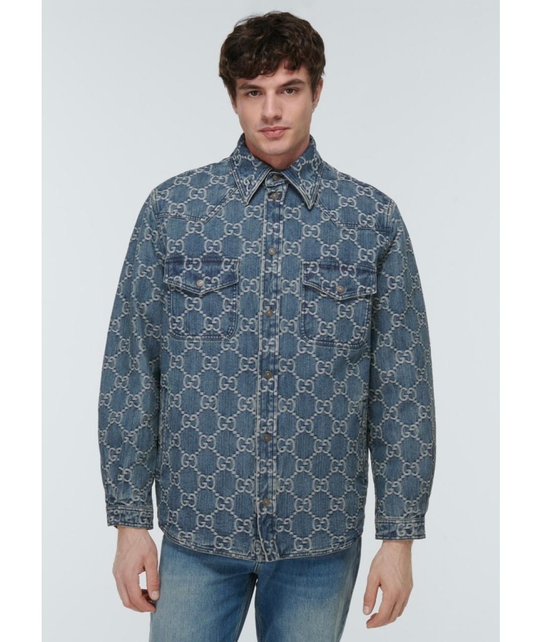 GUCCI Синяя куртка, фото 2