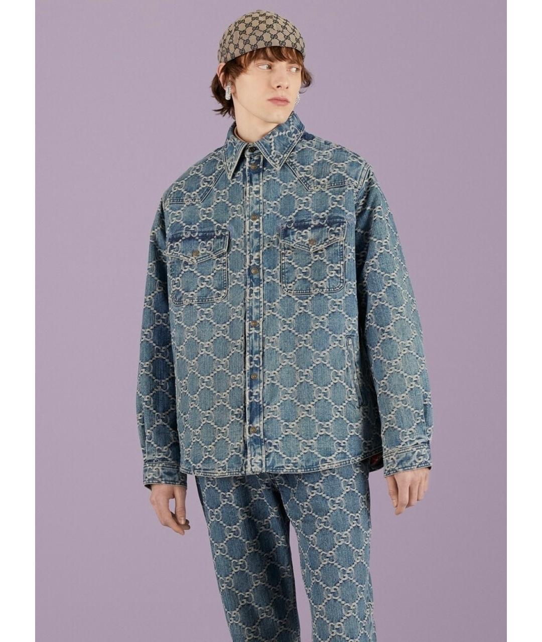 GUCCI Синяя куртка, фото 6