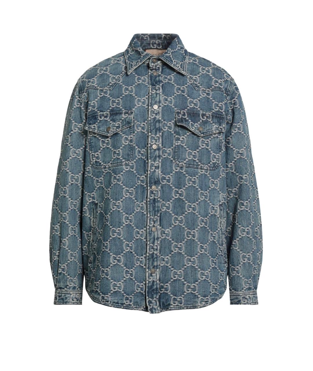 GUCCI Синяя куртка, фото 1