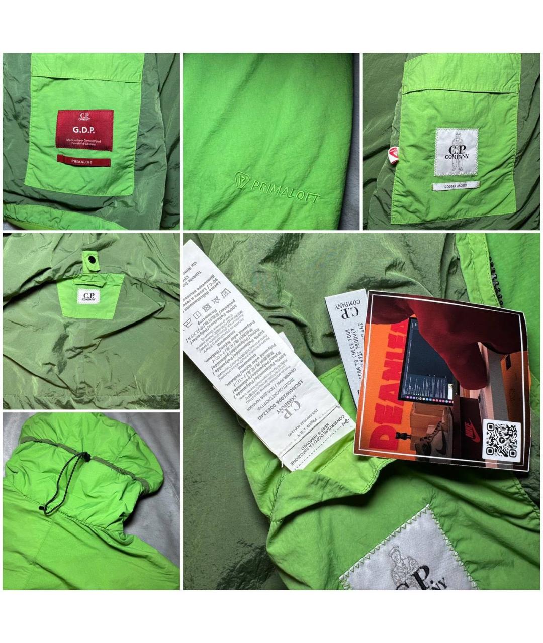 CP COMPANY Зеленая полиамидовая куртка, фото 5