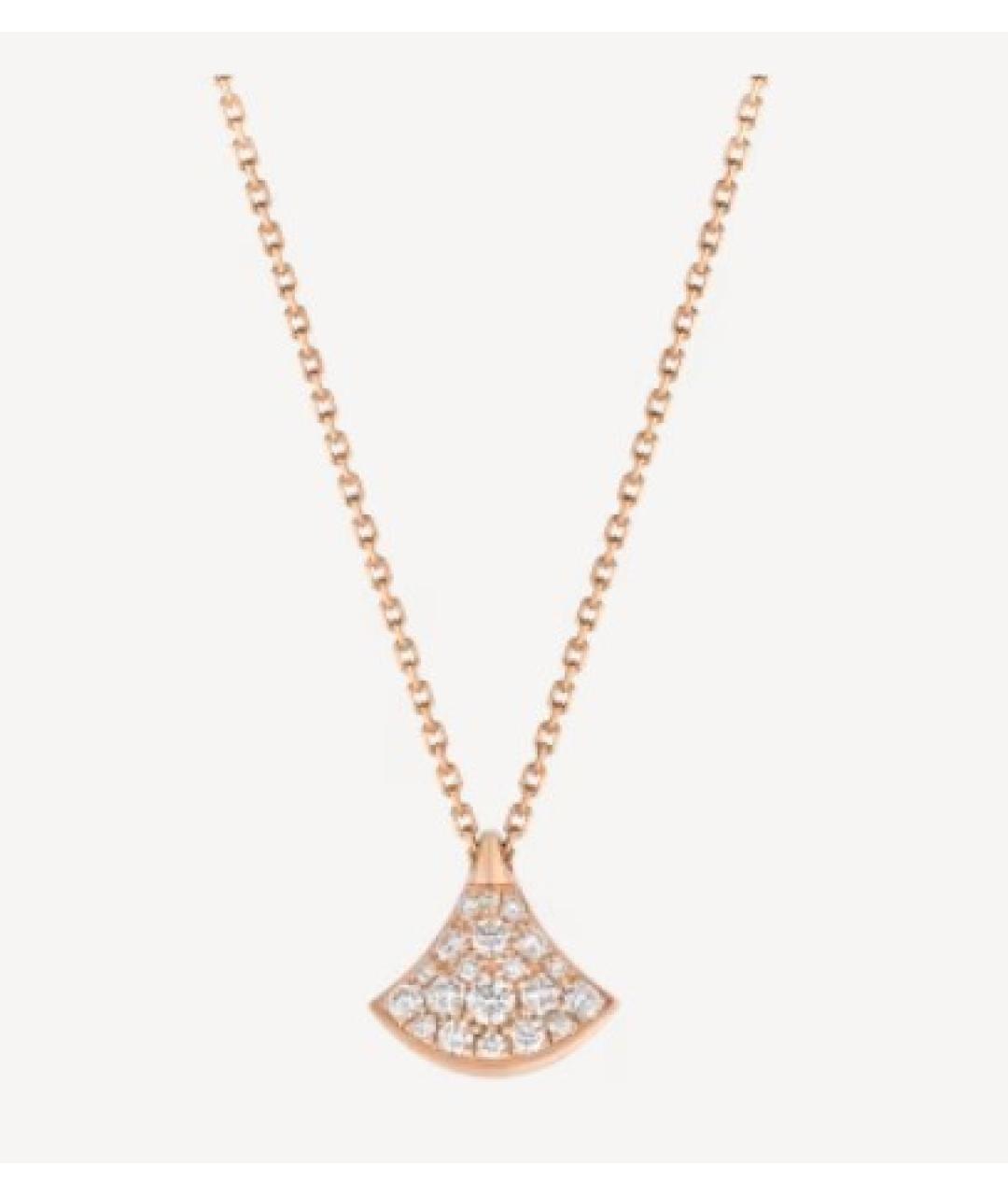 BVLGARI Золотое колье из розового золота, фото 5