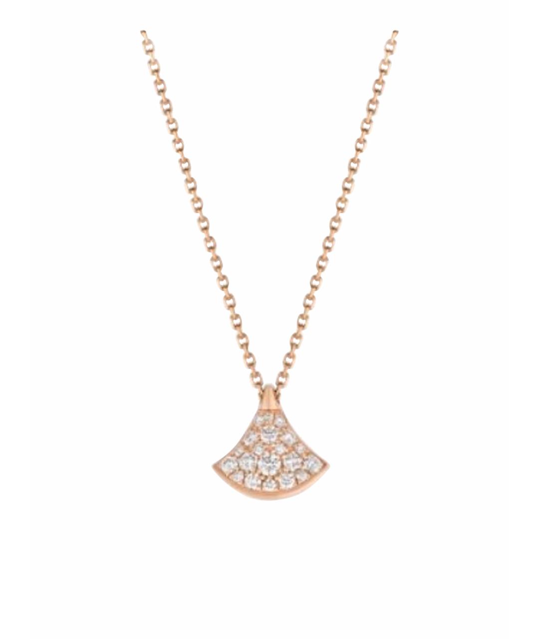 BVLGARI Золотое колье из розового золота, фото 1