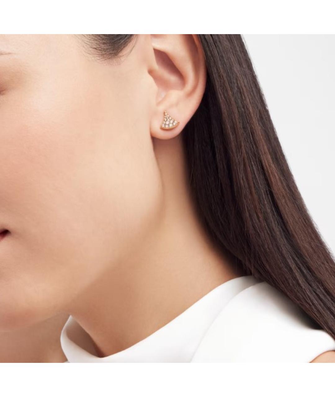 BVLGARI Золотые серьги из розового золота, фото 6