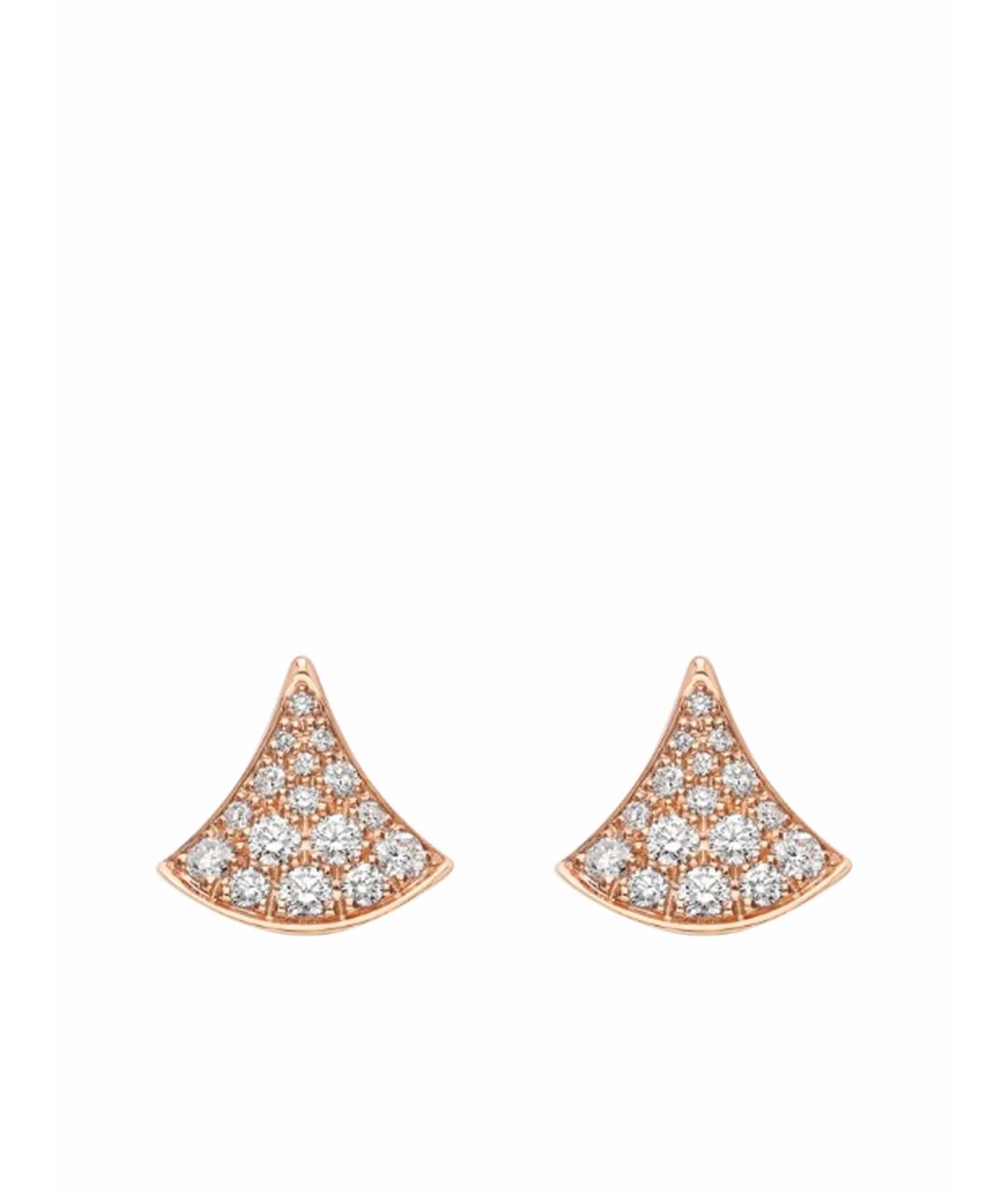 BVLGARI Золотые серьги из розового золота, фото 1