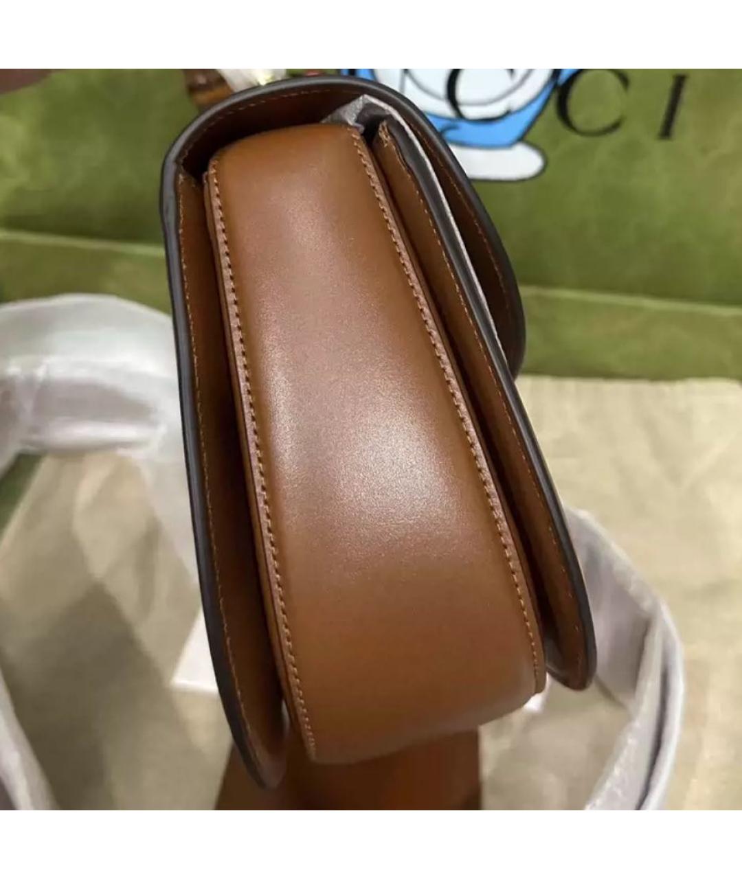 GUCCI Мульти кожаная сумка с короткими ручками, фото 4