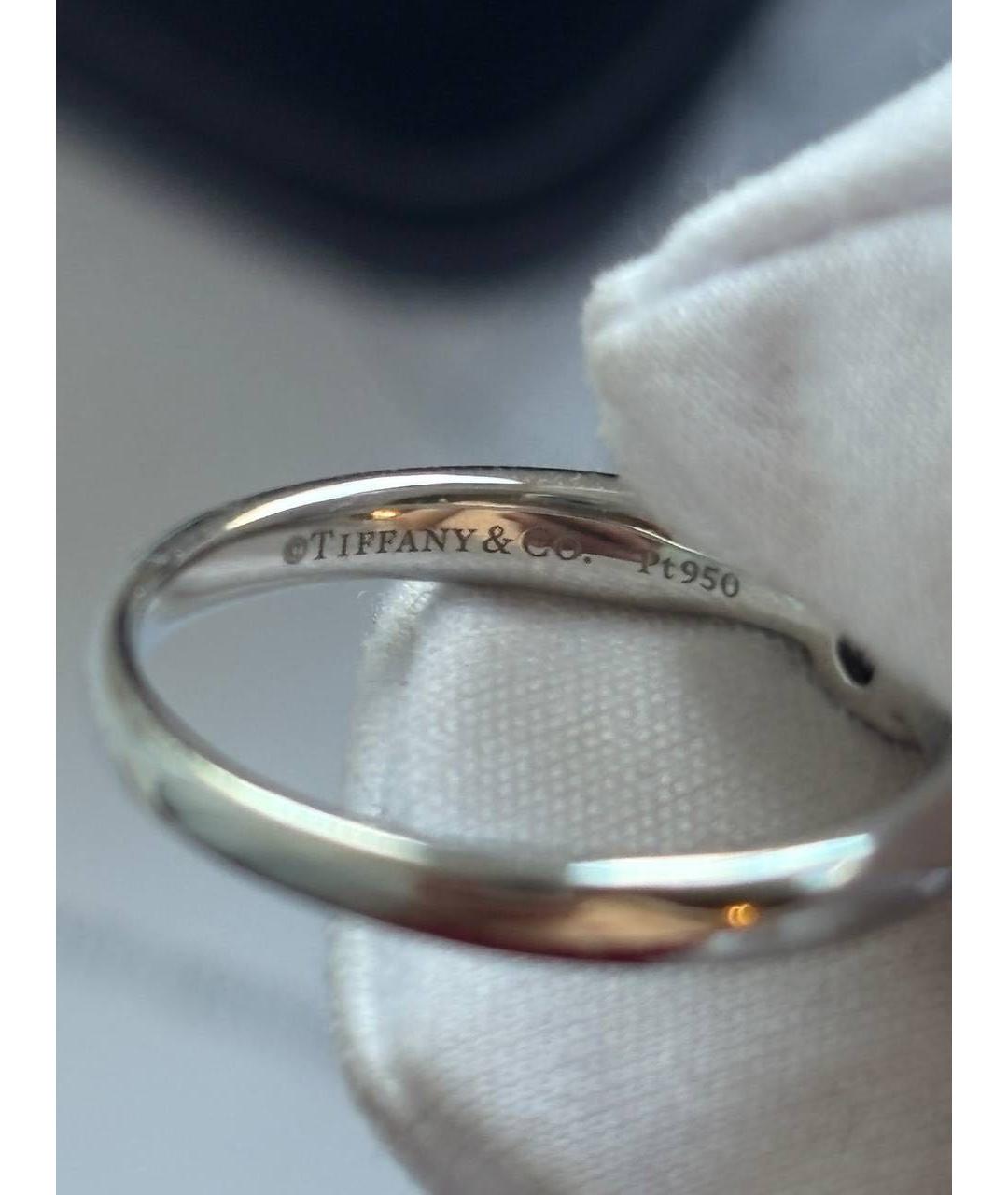 TIFFANY&CO Белое платиновое кольцо, фото 5