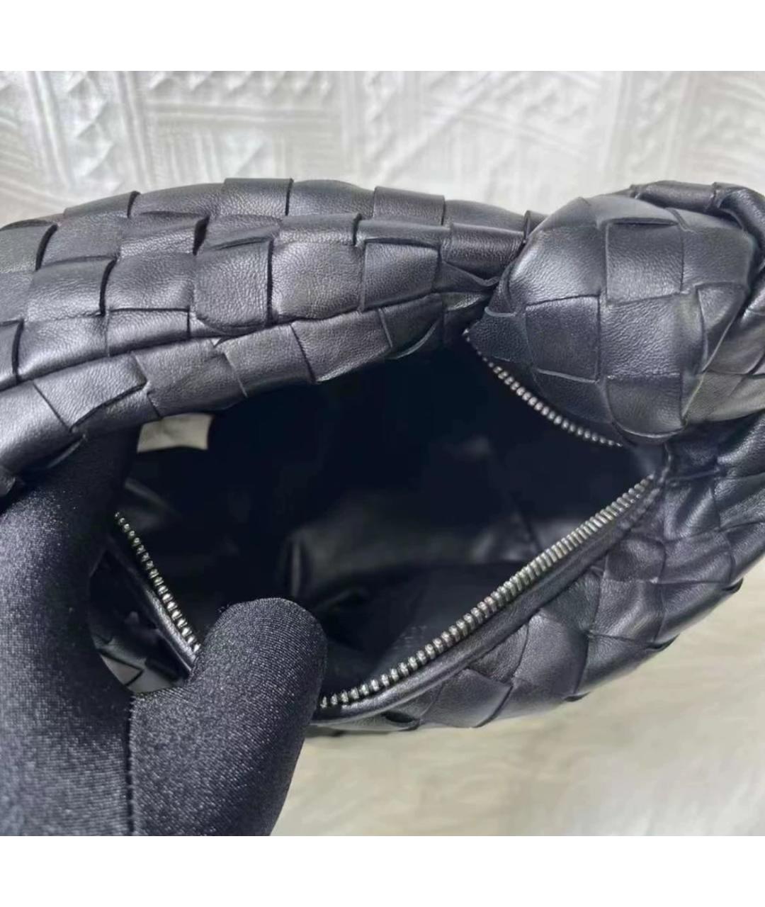 BOTTEGA VENETA Черная сумка с короткими ручками, фото 4