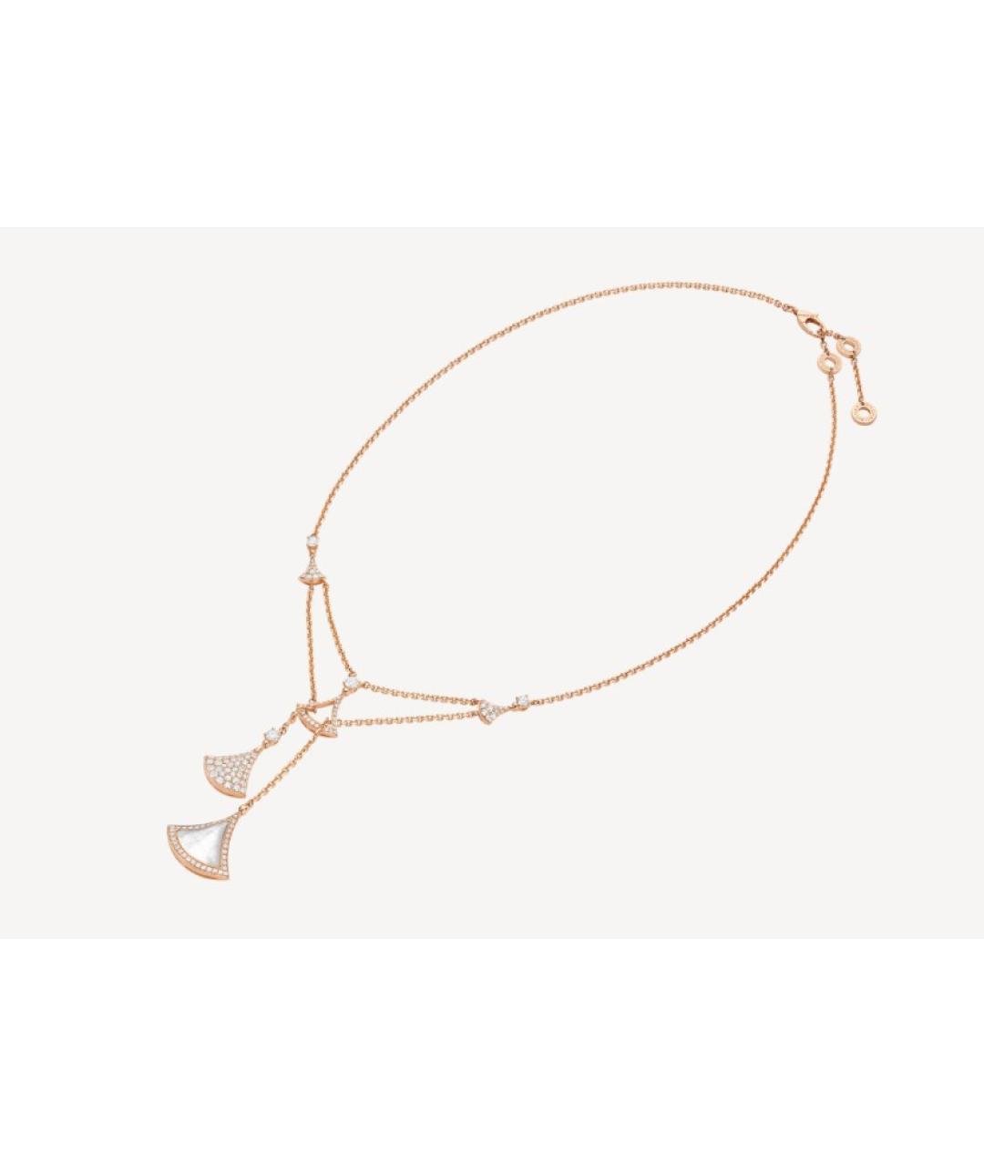 BVLGARI Золотое колье из розового золота, фото 2