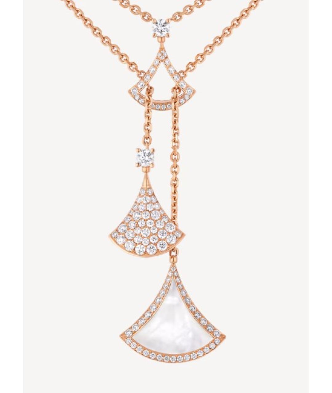 BVLGARI Золотое колье из розового золота, фото 3