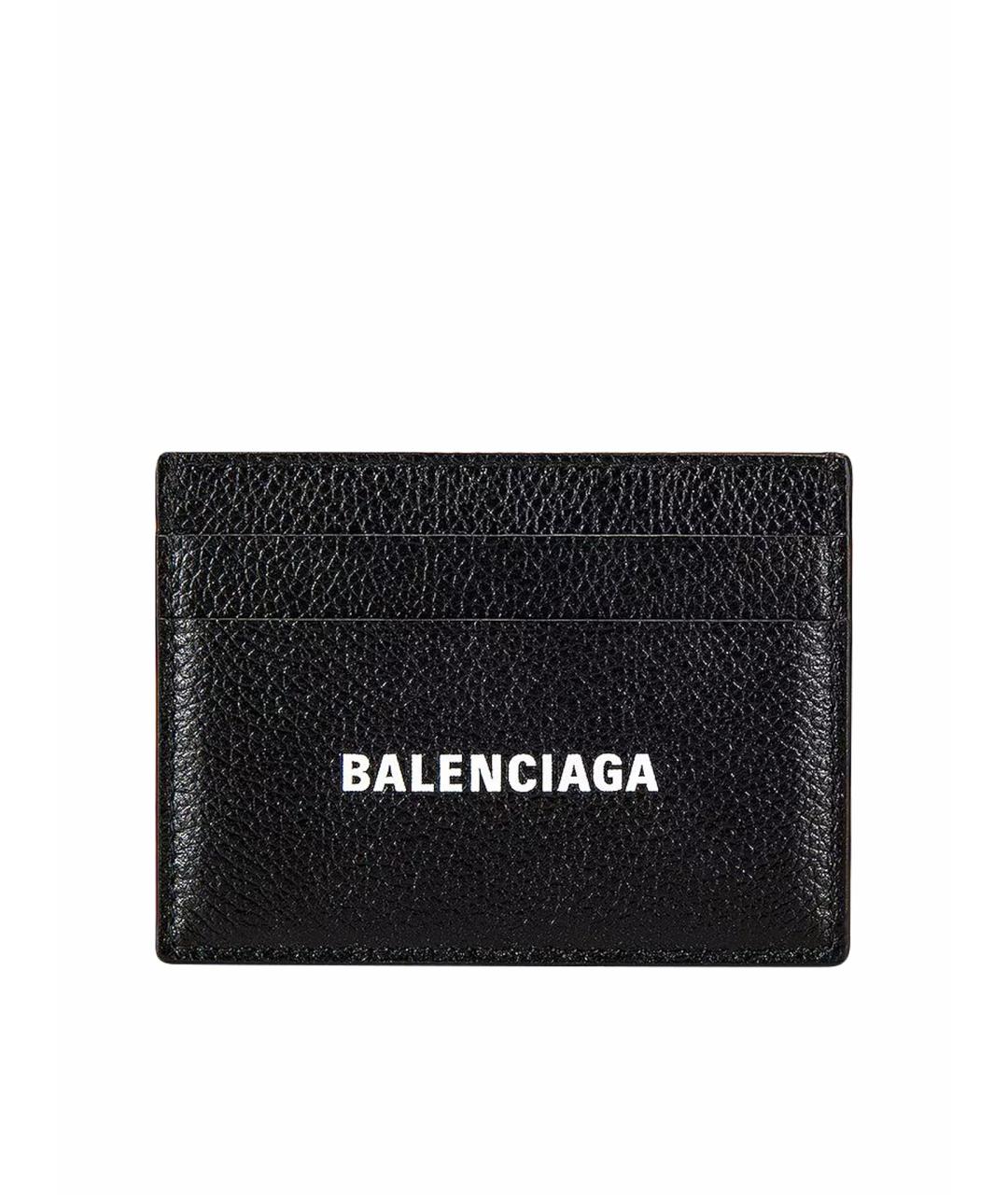 BALENCIAGA Черный кожаный кардхолдер, фото 1