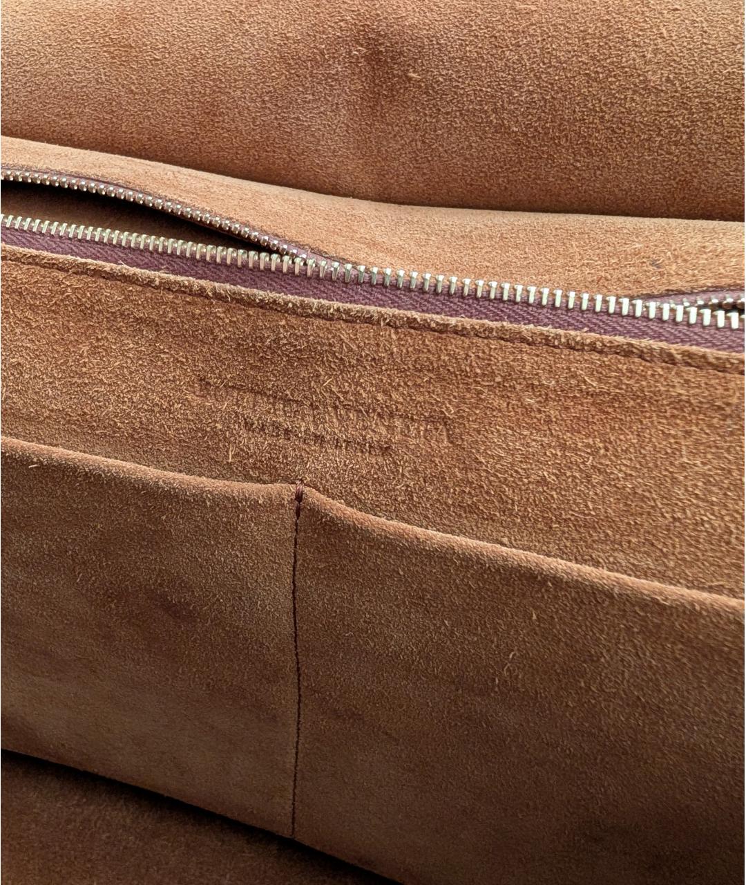BOTTEGA VENETA Бежевая кожаная сумка тоут, фото 7