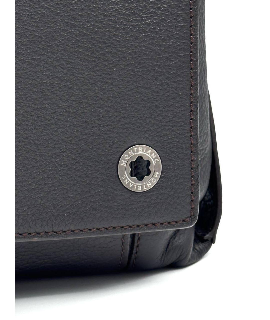 MONTBLANC Кожаная сумка на плечо, фото 2