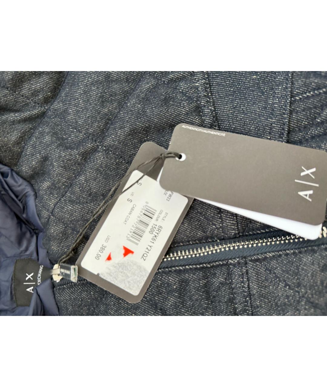 ARMANI EXCHANGE Темно-синяя куртка, фото 4