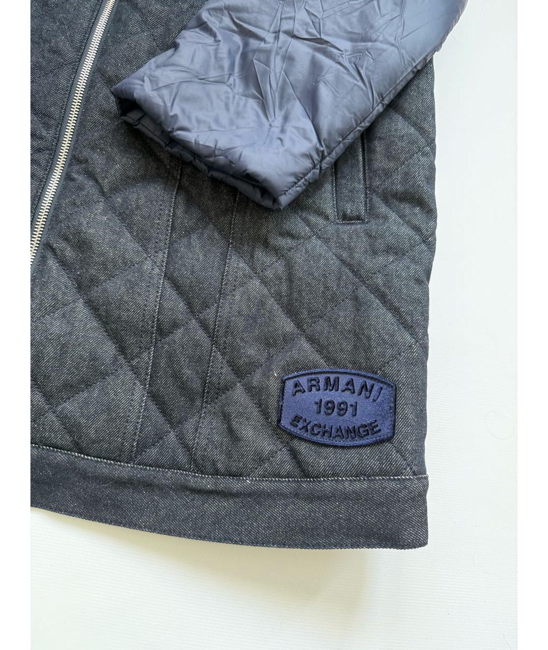 ARMANI EXCHANGE Темно-синяя куртка, фото 3