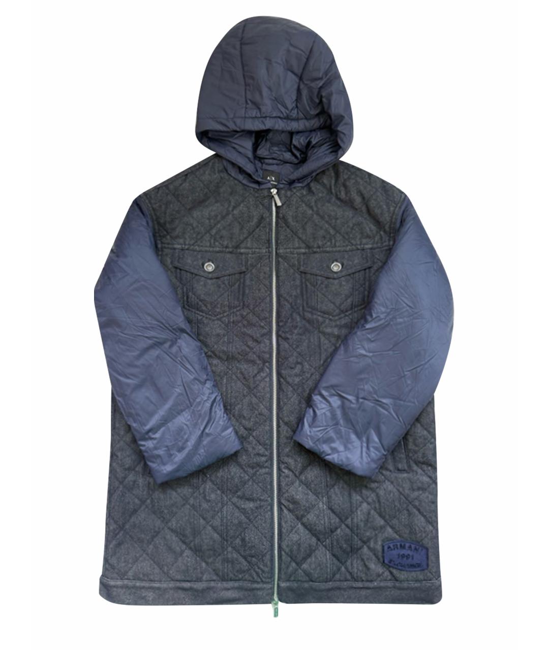 ARMANI EXCHANGE Темно-синяя куртка, фото 1