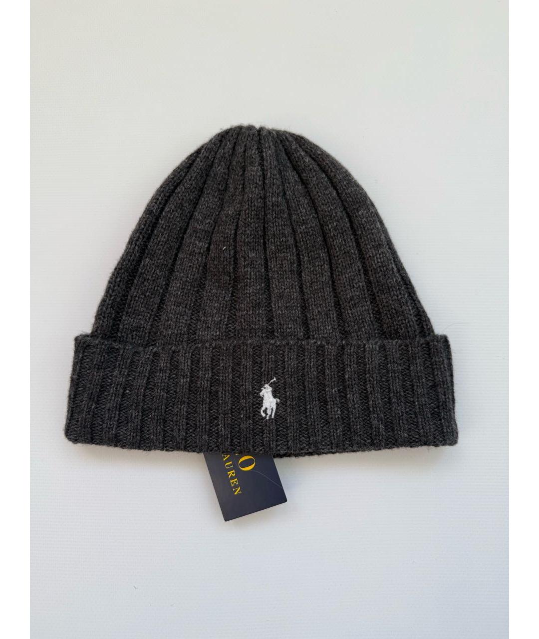 POLO RALPH LAUREN Серая шапка, фото 5