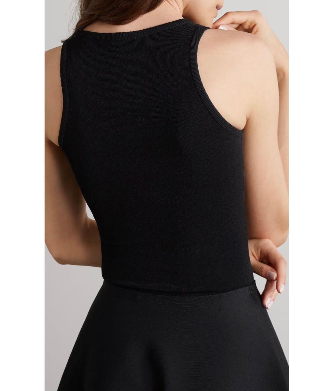 ALAIA Черное вискозное боди, фото 3