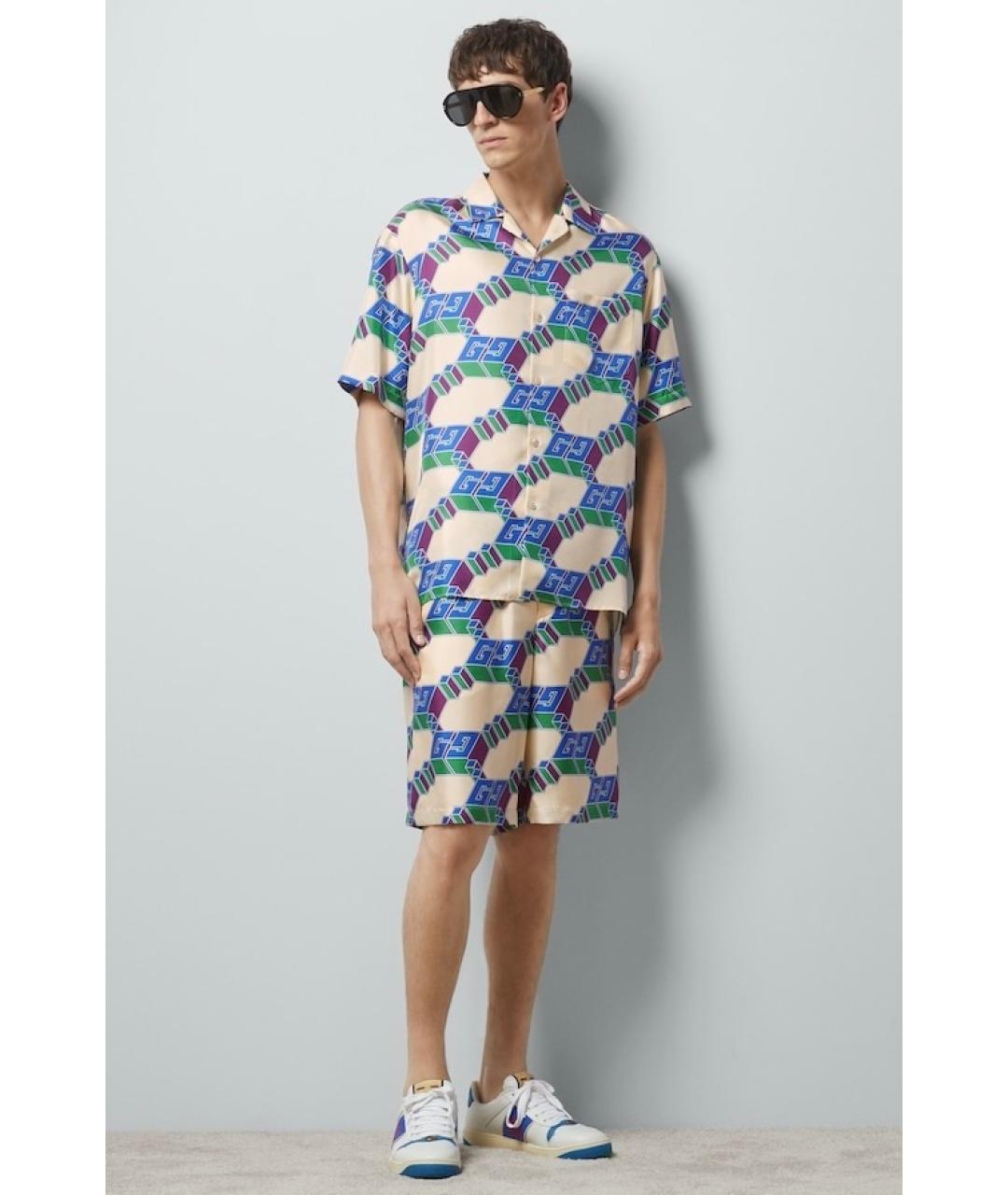 GUCCI Мульти кэжуал рубашка, фото 2