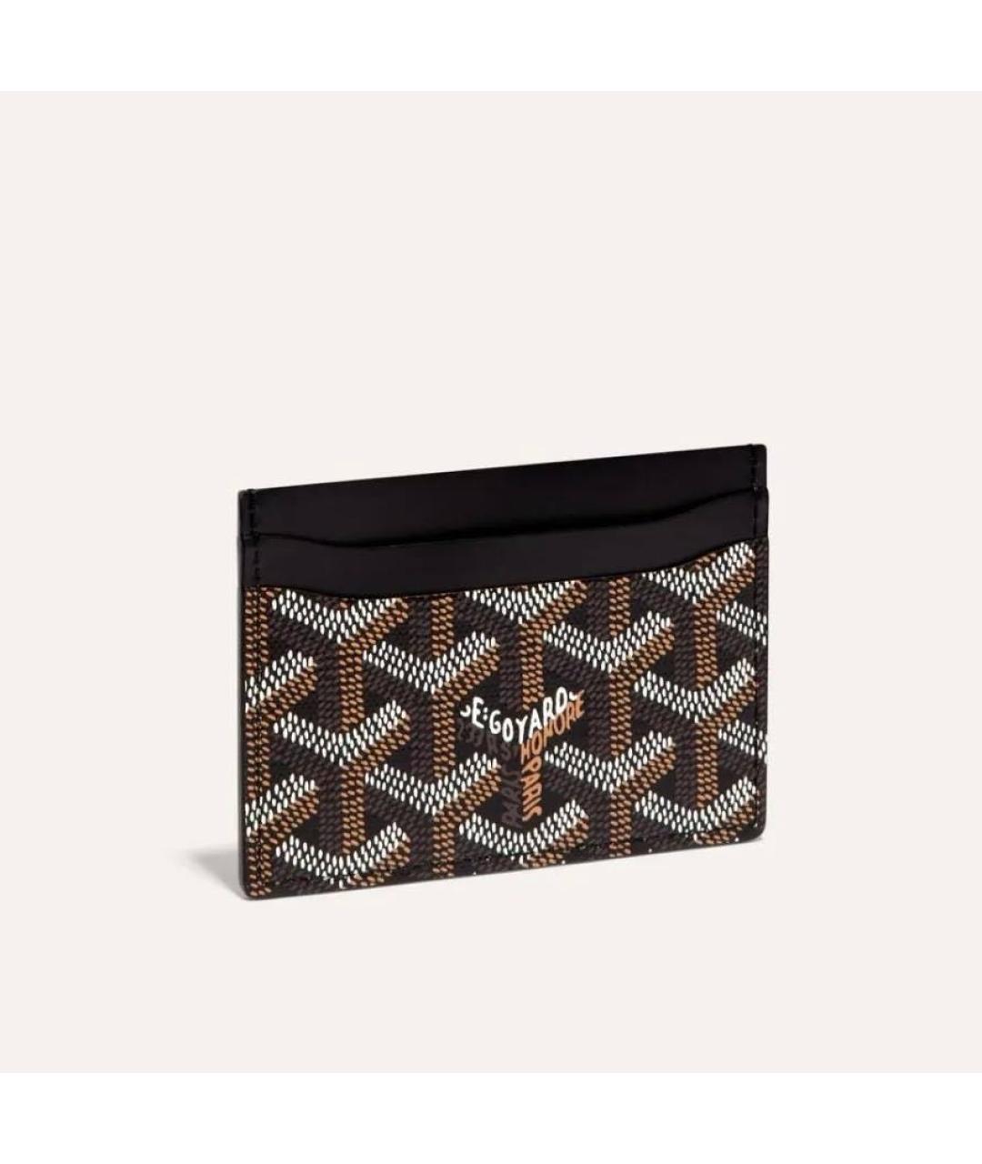 GOYARD Коричневый кожаный кардхолдер, фото 4