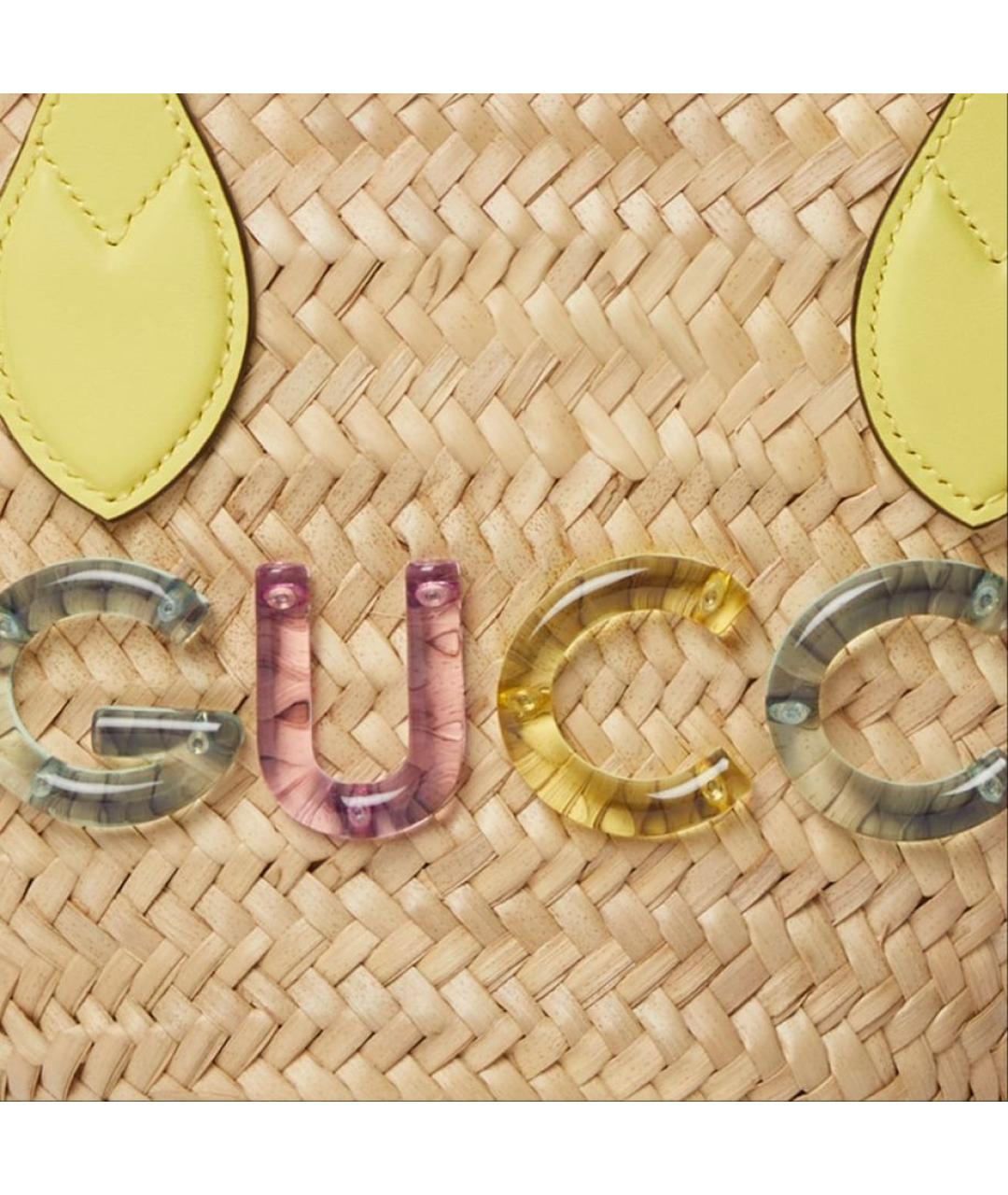 GUCCI Бежевая сумка с короткими ручками, фото 8