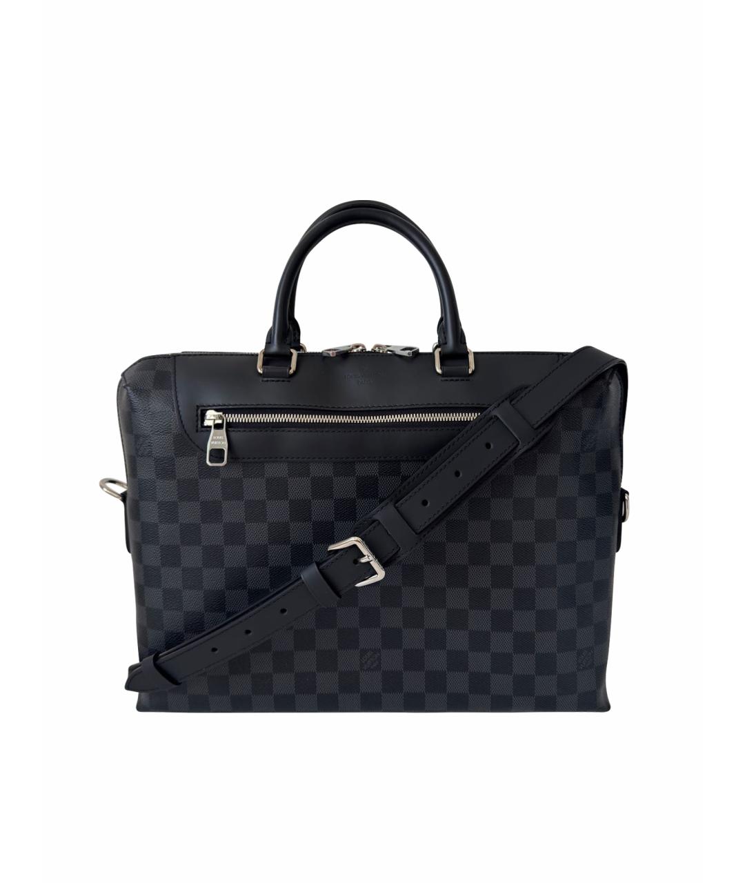 LOUIS VUITTON Черный портфель, фото 1
