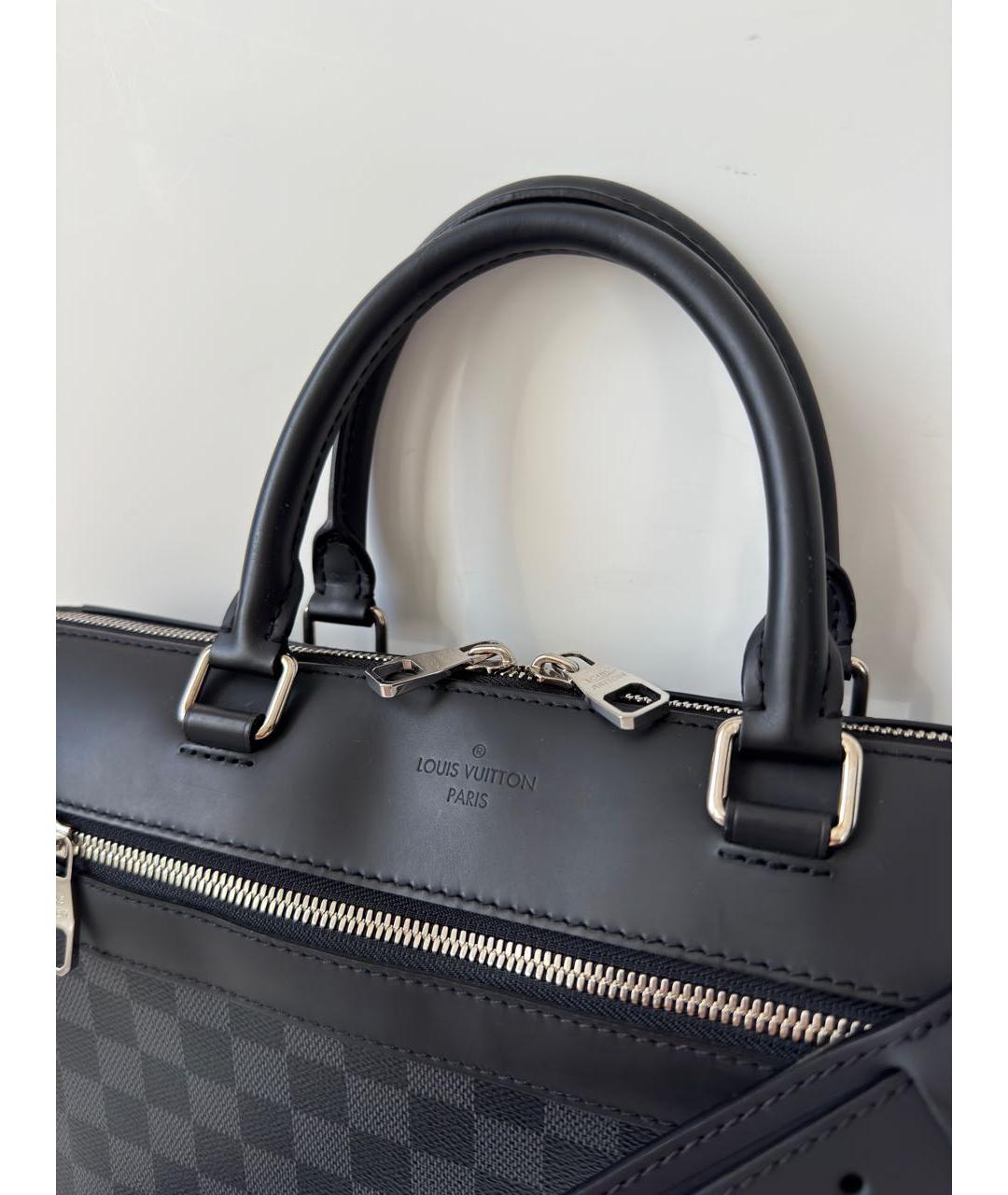 LOUIS VUITTON Черный портфель, фото 5