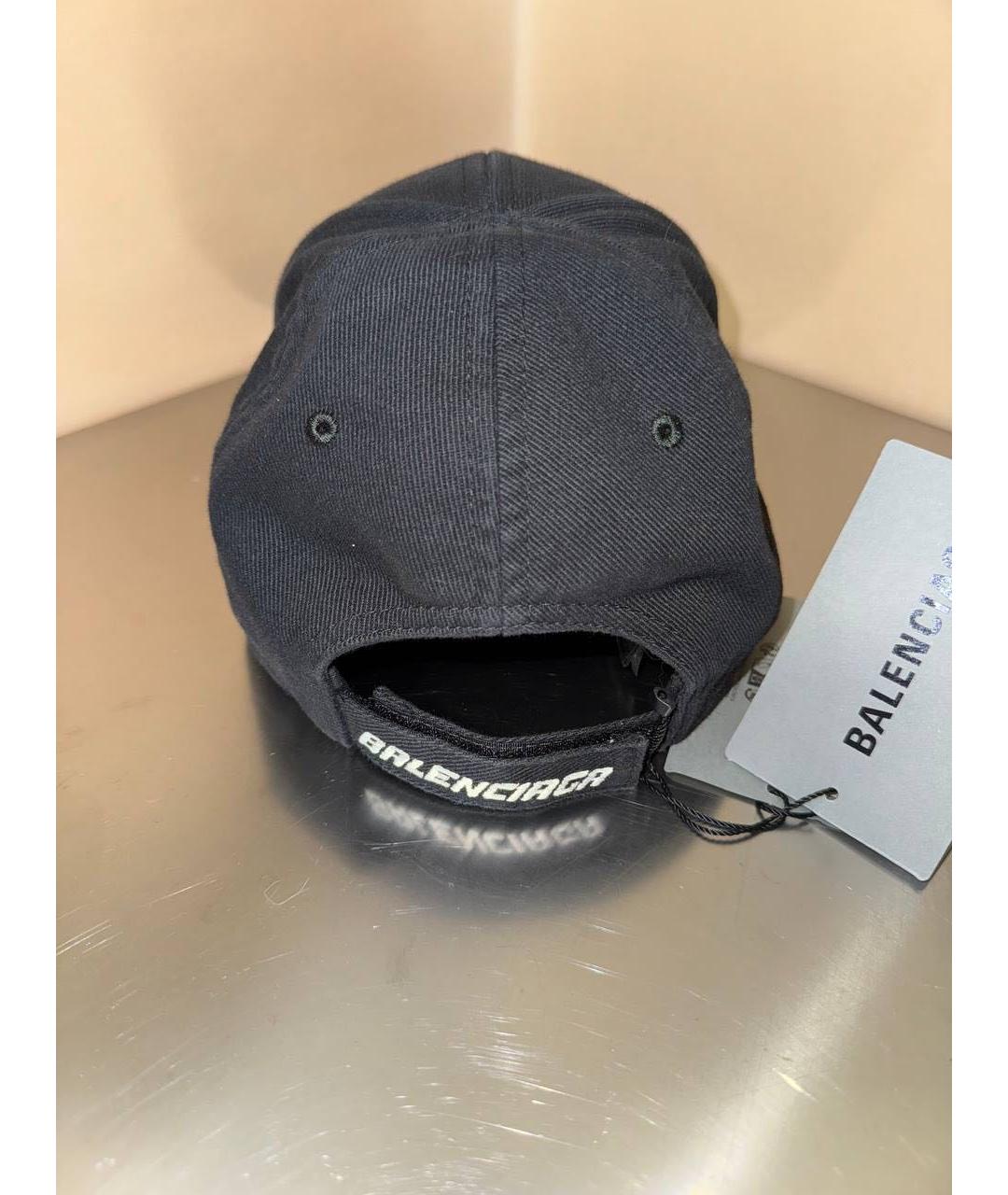 BALENCIAGA Черная хлопковая кепка/бейсболка, фото 4