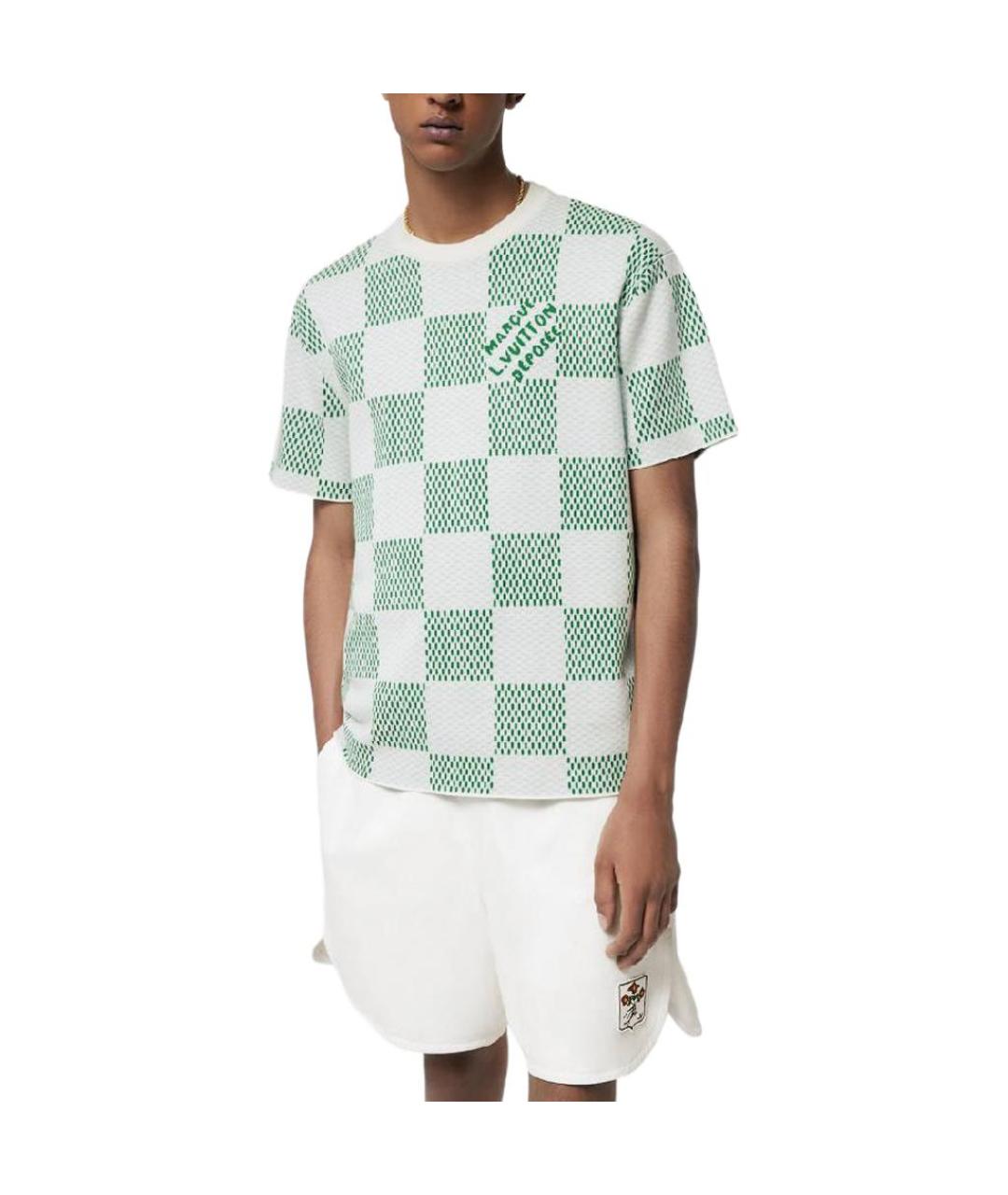 LOUIS VUITTON Зеленая футболка, фото 4