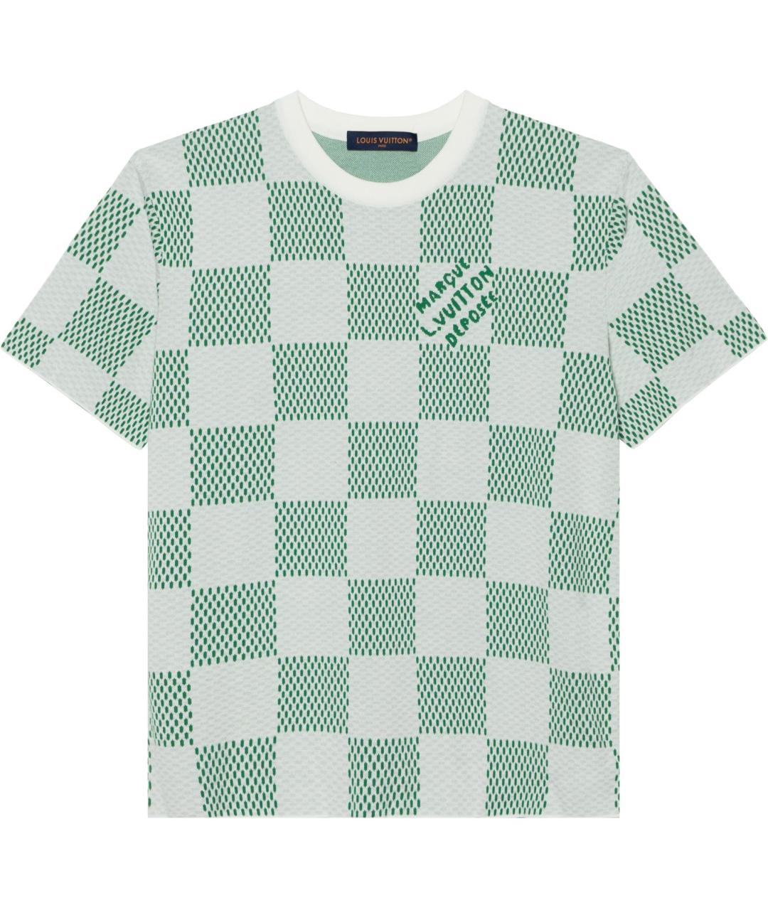 LOUIS VUITTON Зеленая футболка, фото 1