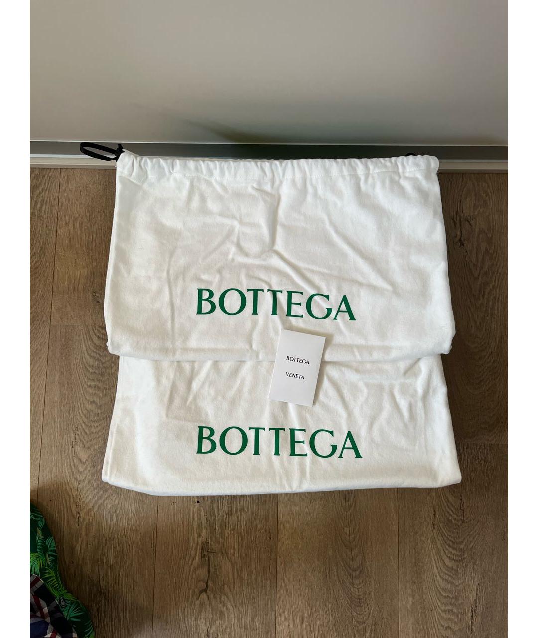 BOTTEGA VENETA Белые кожаные сапоги, фото 5
