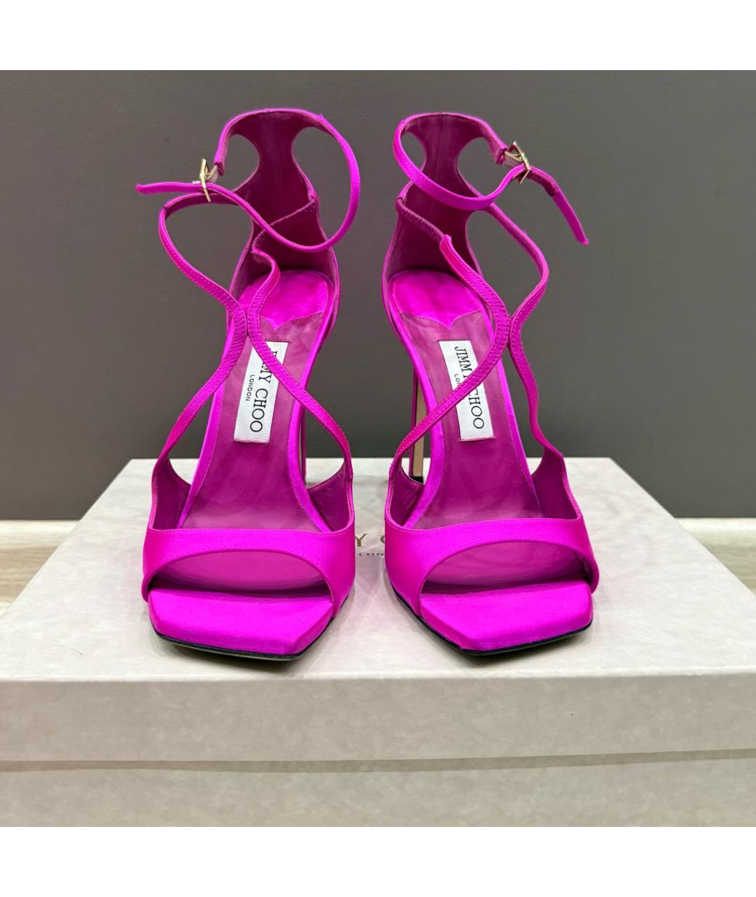 JIMMY CHOO Фуксия босоножки, фото 2
