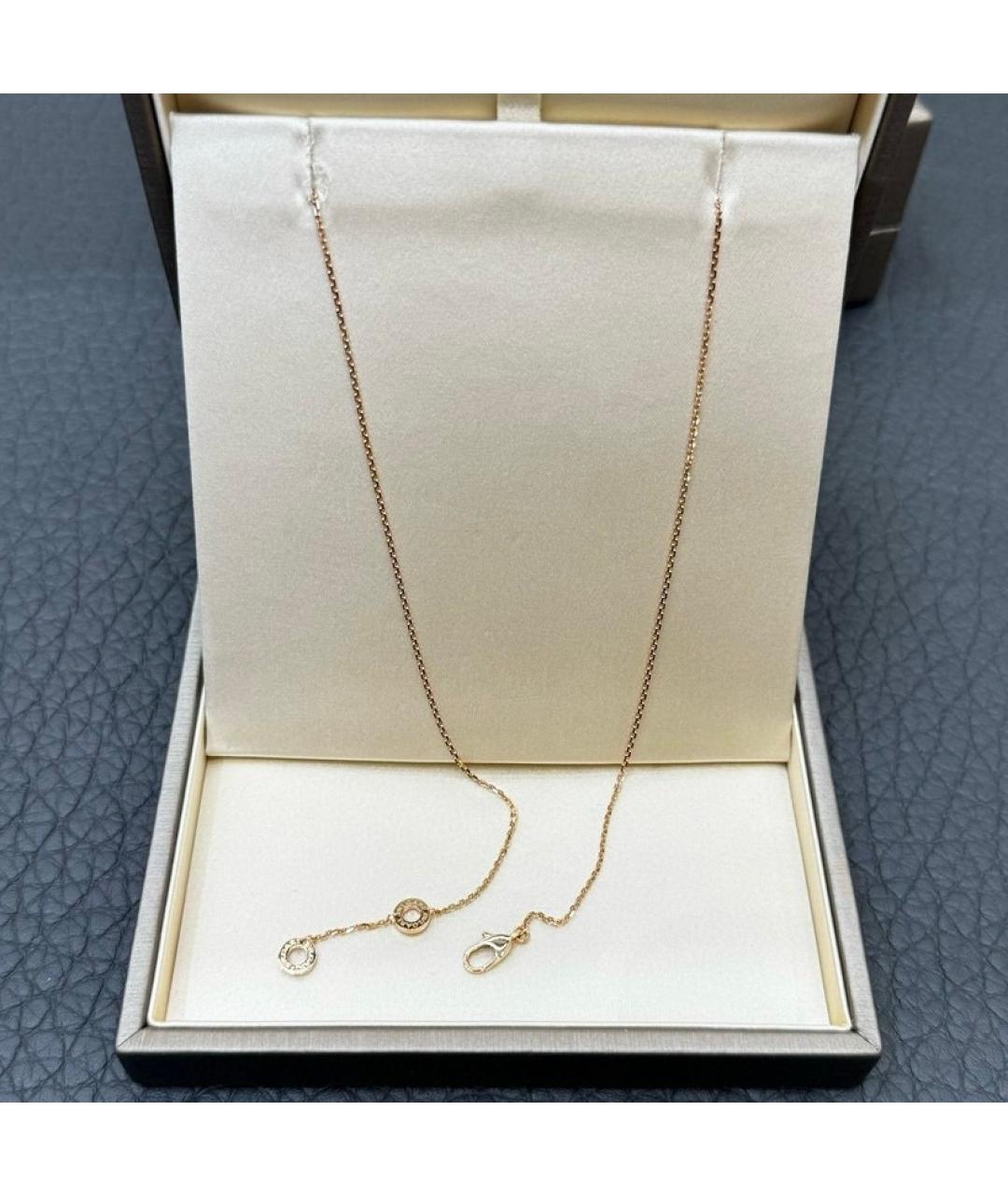 BVLGARI Зеленые колье из розового золота, фото 4