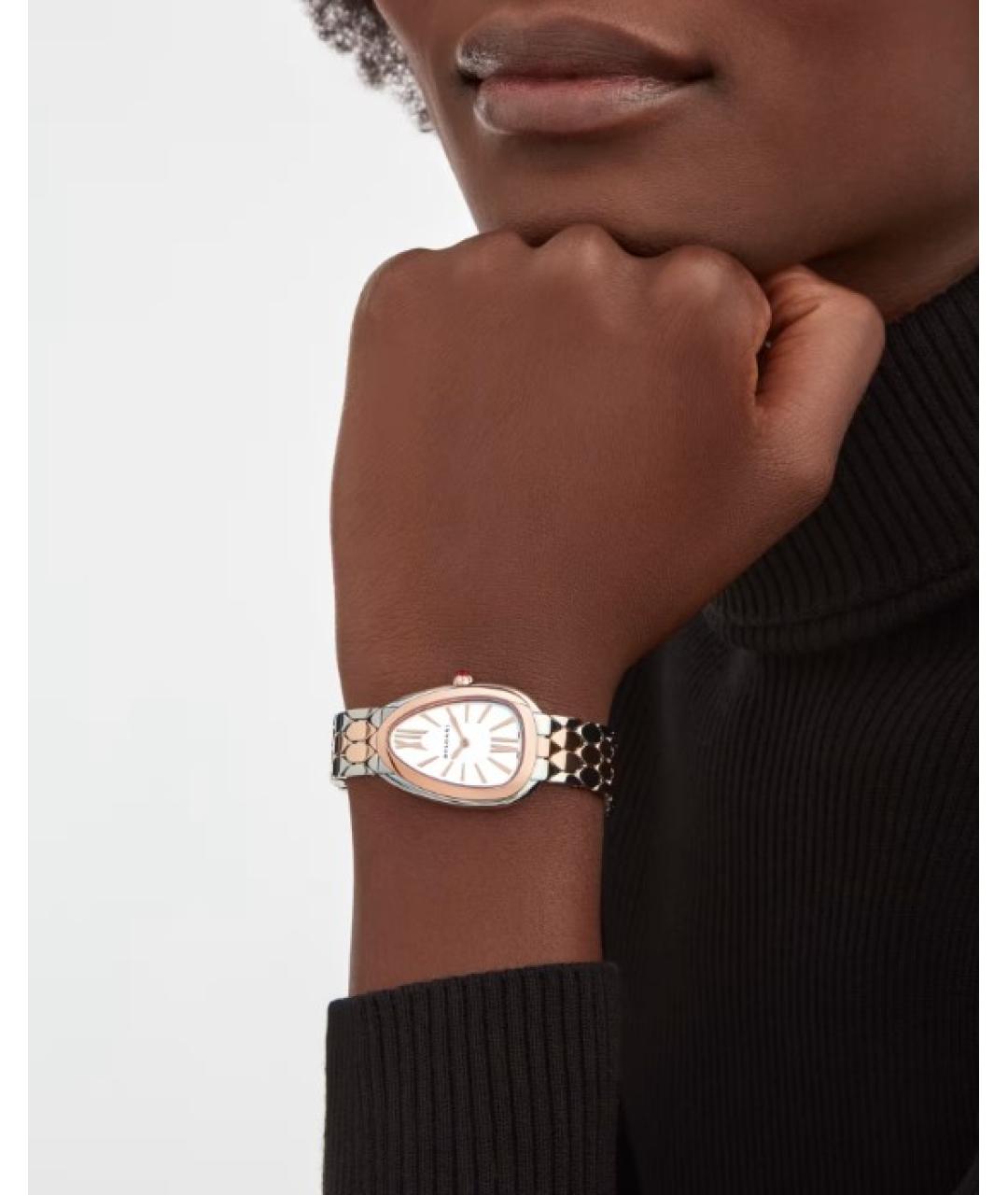 BVLGARI Золотые часы из розового золота, фото 5