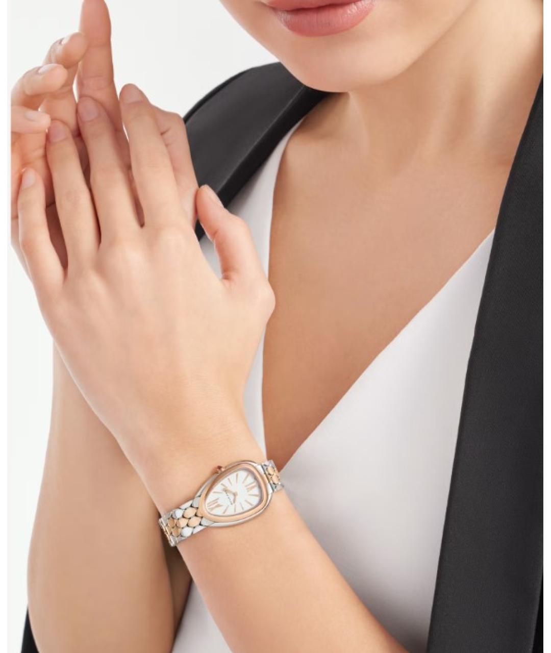BVLGARI Золотые часы из розового золота, фото 6