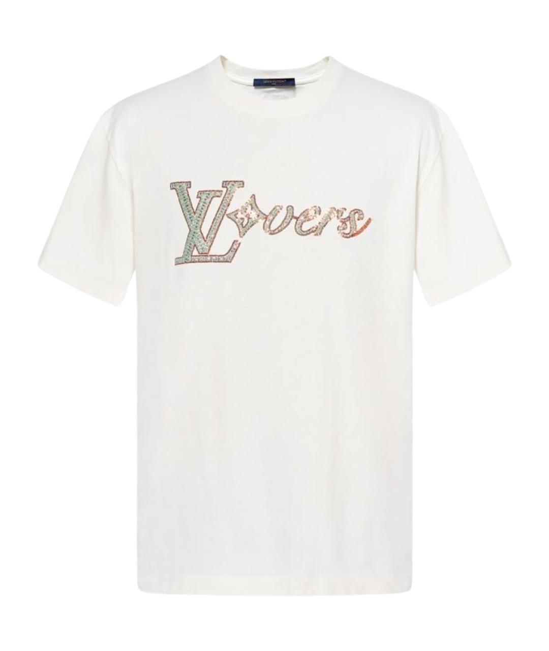 LOUIS VUITTON Белая футболка, фото 1