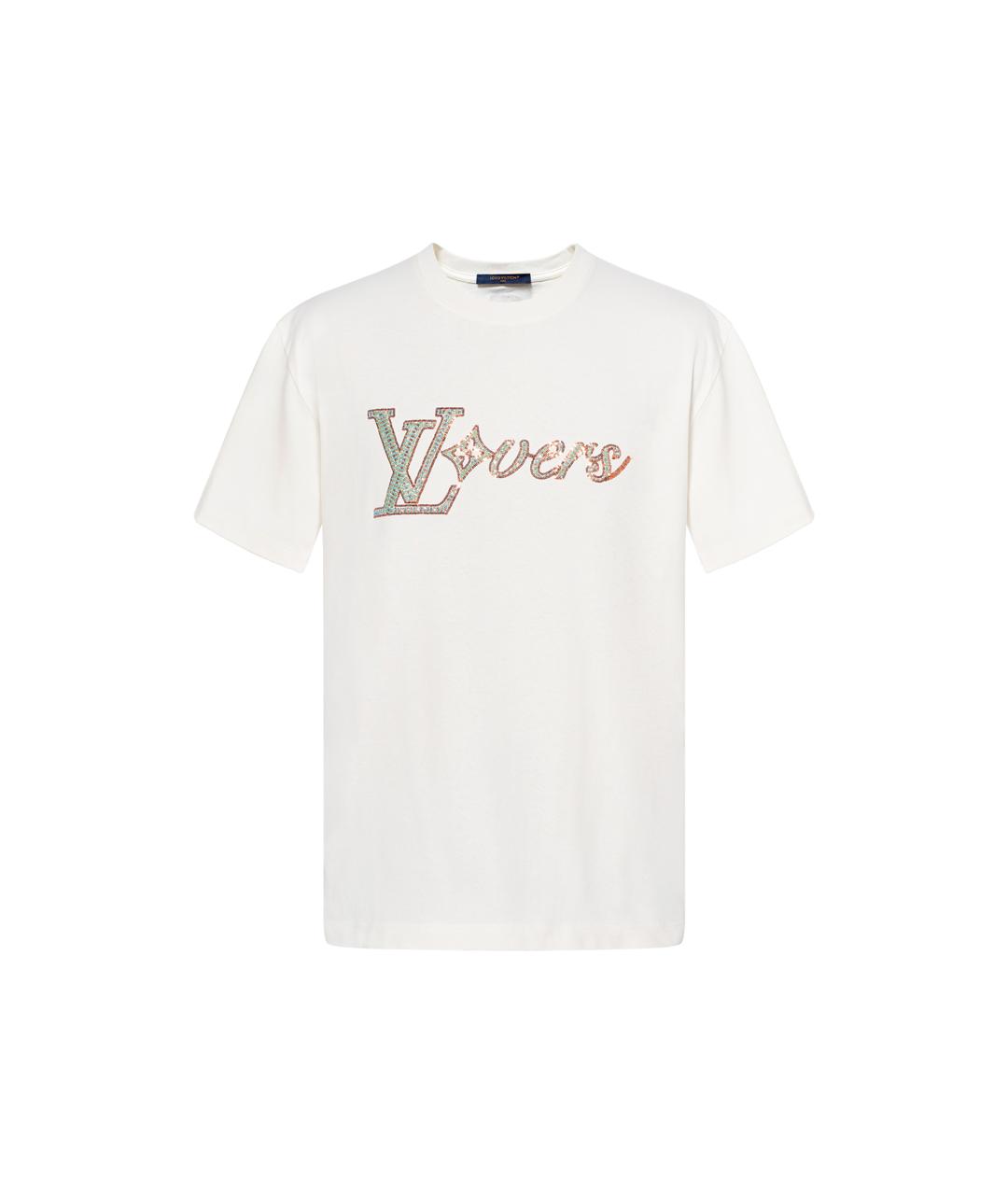 LOUIS VUITTON Белая футболка, фото 5