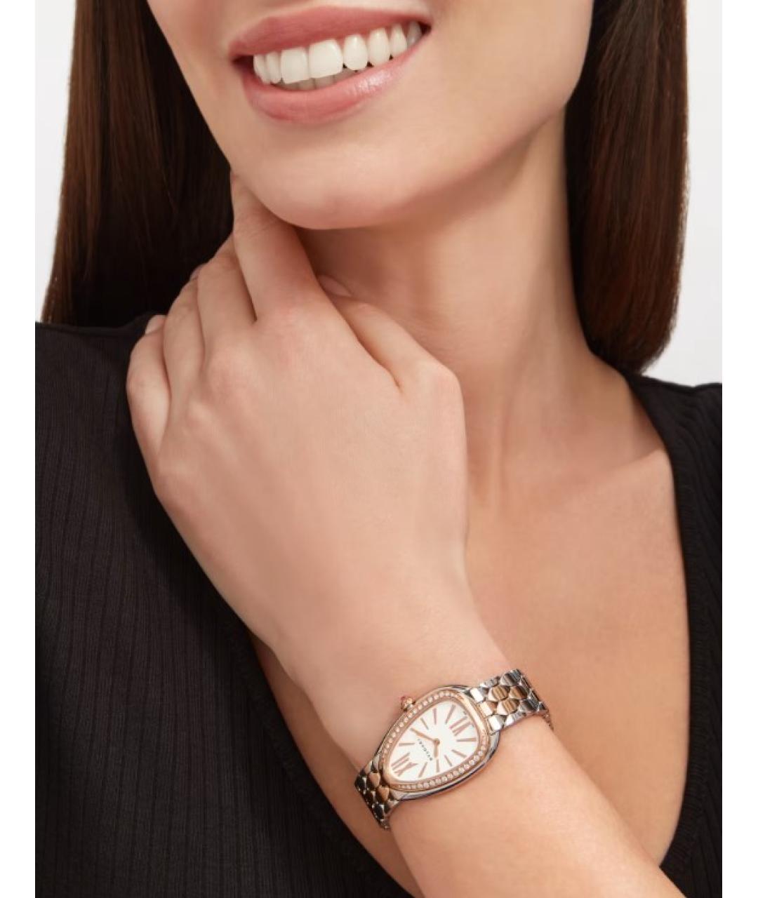 BVLGARI Золотые часы из розового золота, фото 4