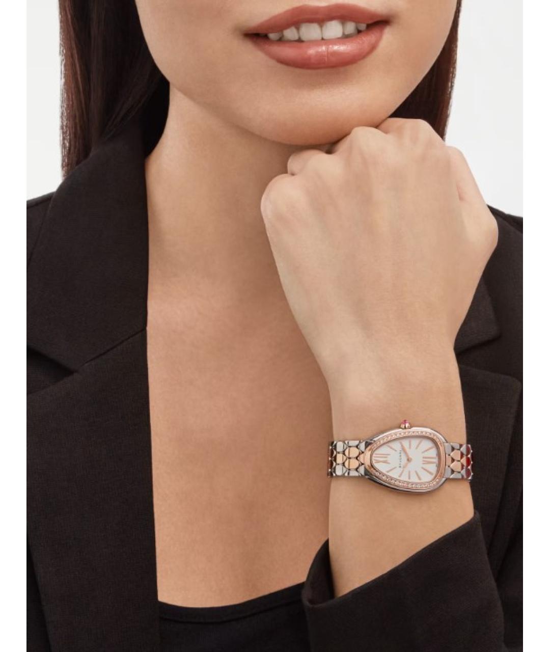 BVLGARI Золотые часы из розового золота, фото 6