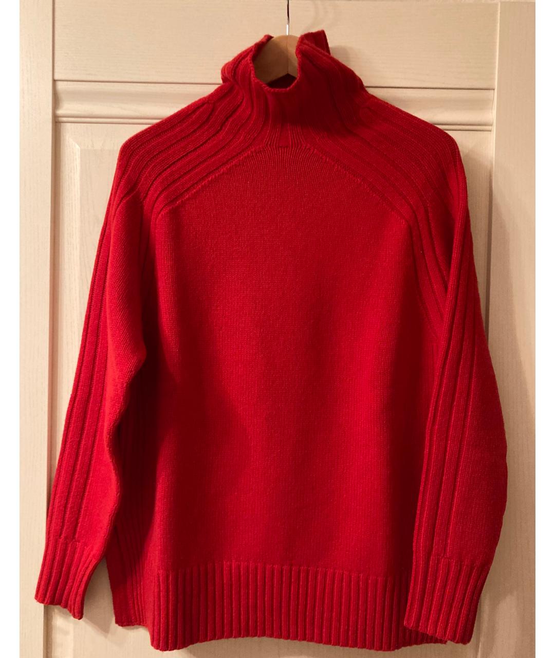 POLO RALPH LAUREN Красный шерстяной джемпер / свитер, фото 2